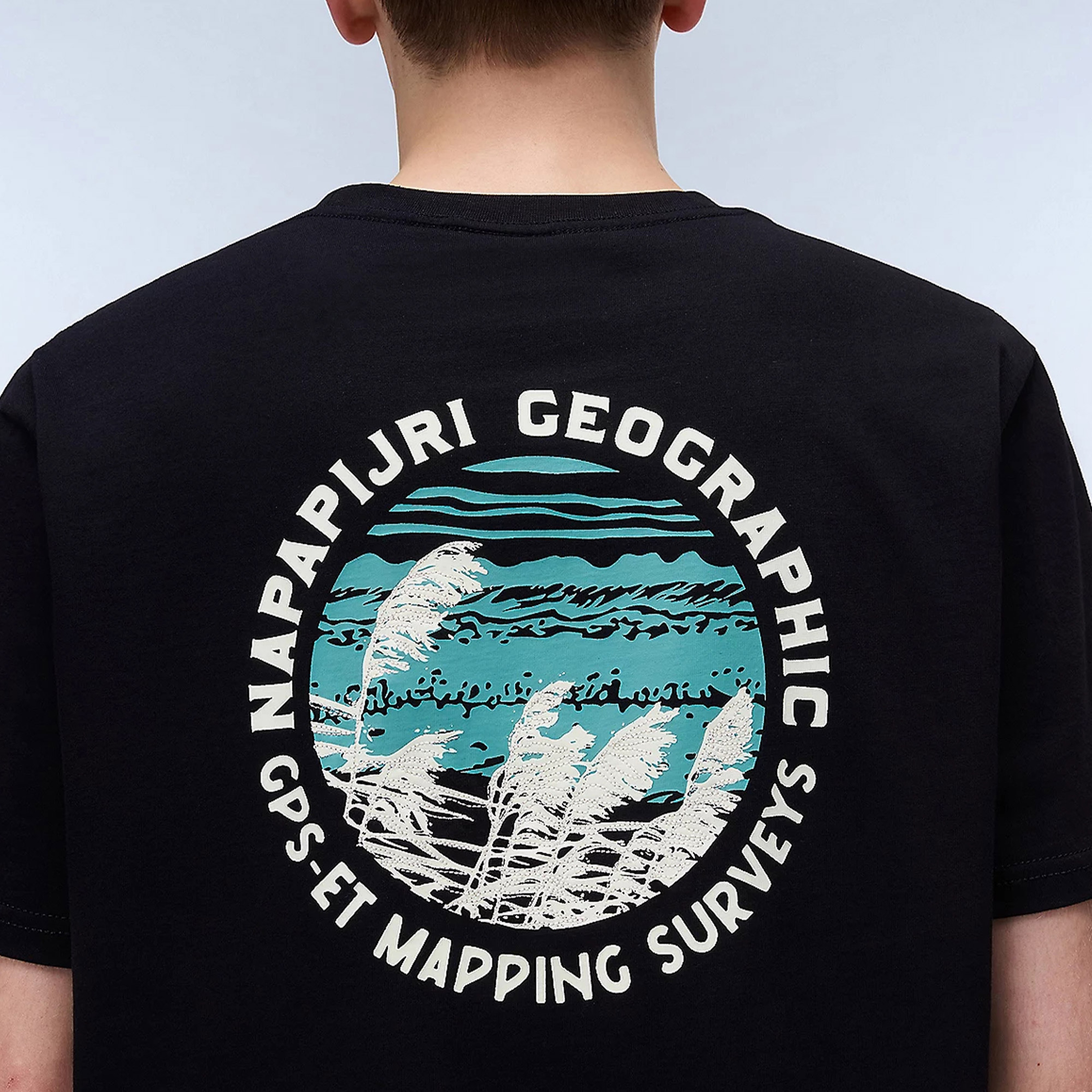 Napapijri  S-Vignoni Back SS Erkek Siyah T-Shirt