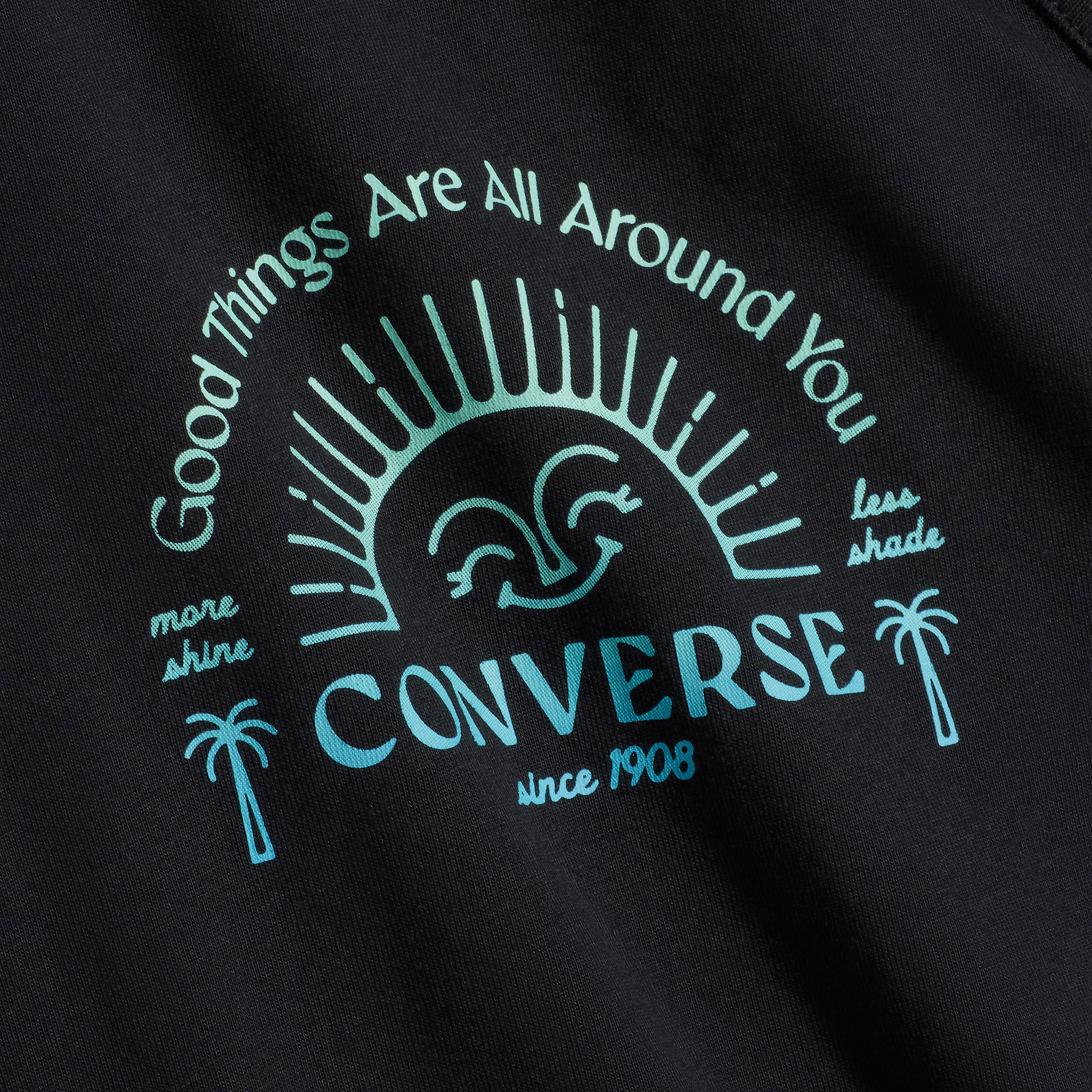 Converse Kadın Siyah T-Shirt