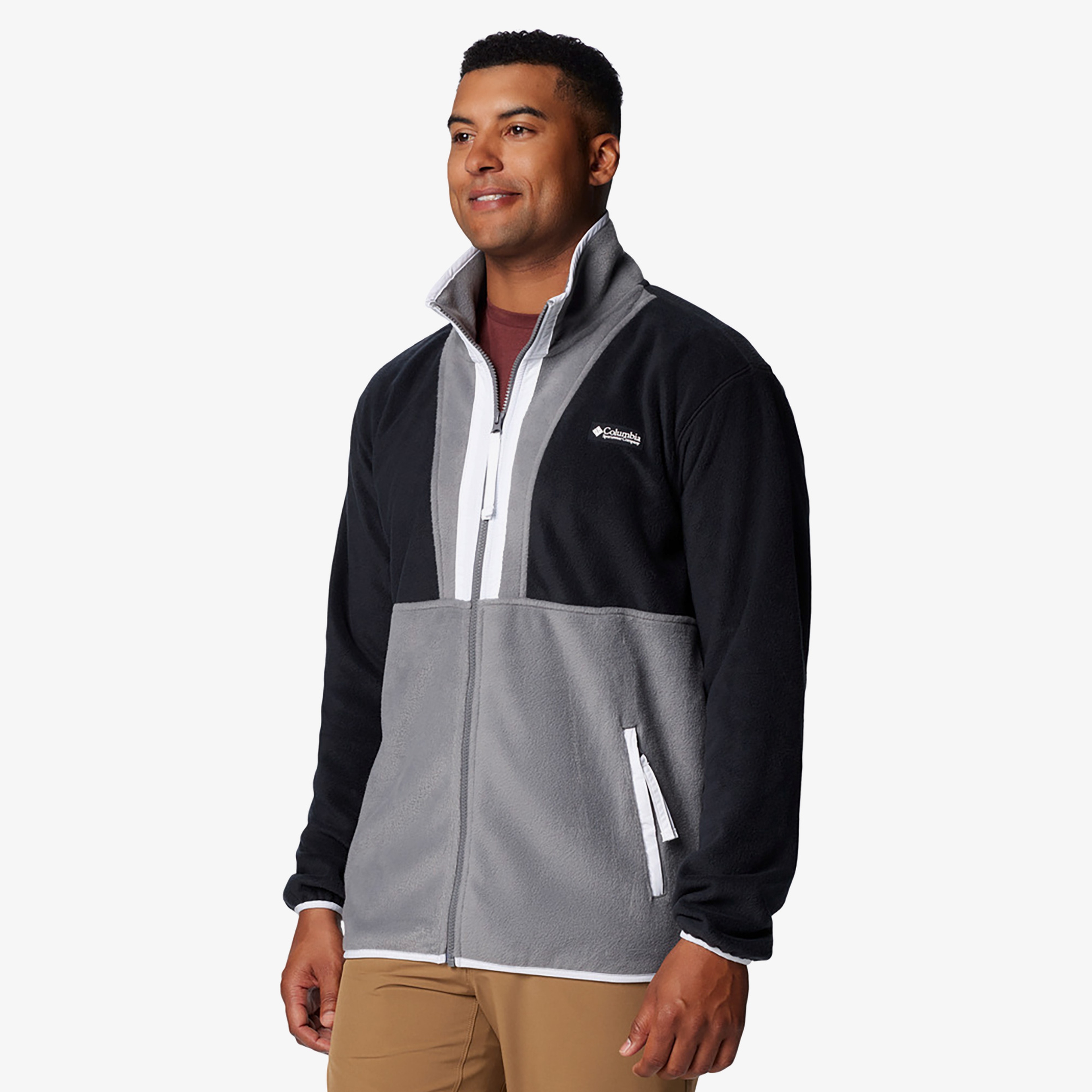 Columbia Backbowl Full Zip Fleece Erkek Siyah Mont