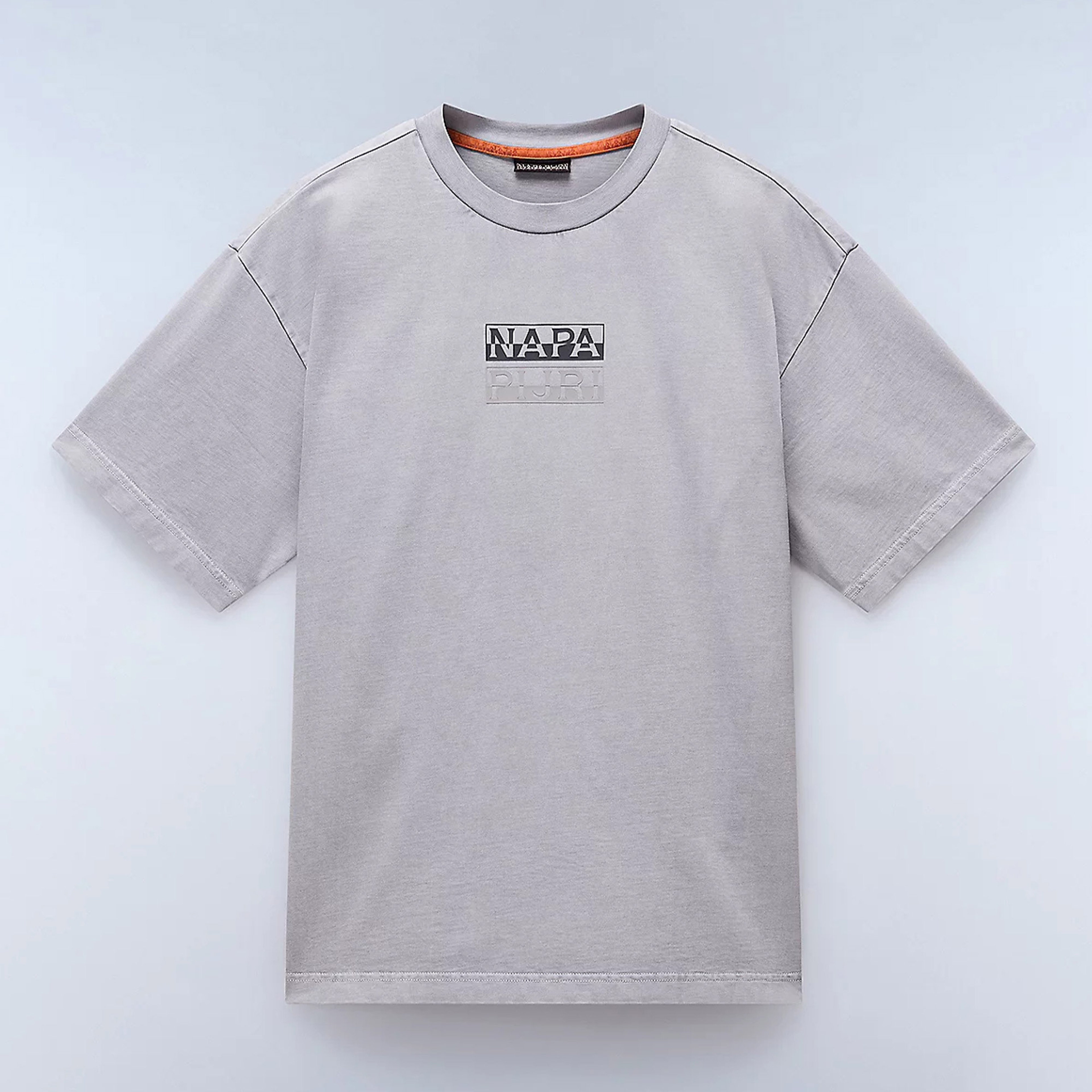 Napapijri  S-Cortona SS Sum Erkek Gri T-Shirt