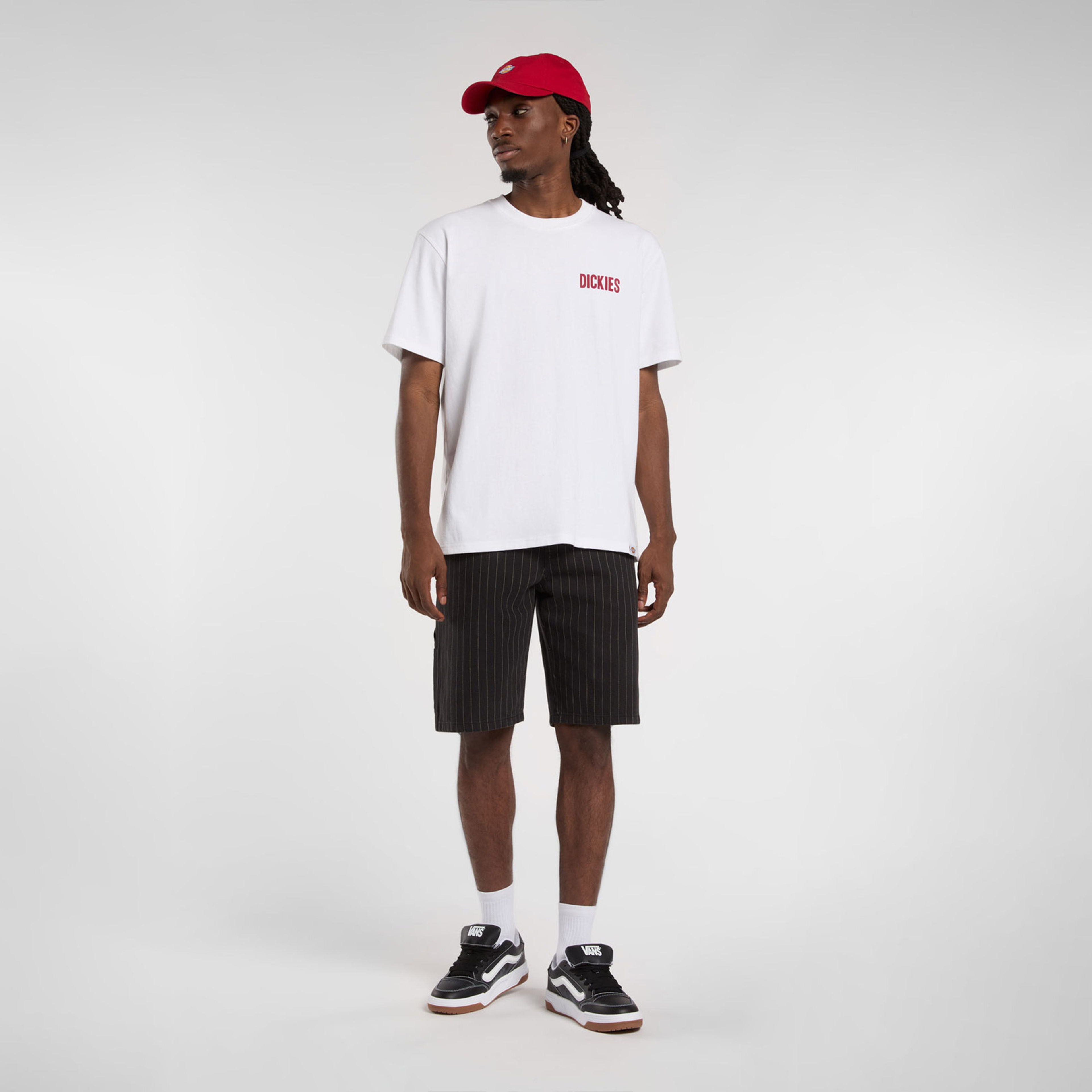 Dickies Slacks Rally Ss Erkek Beyaz T-Shirt