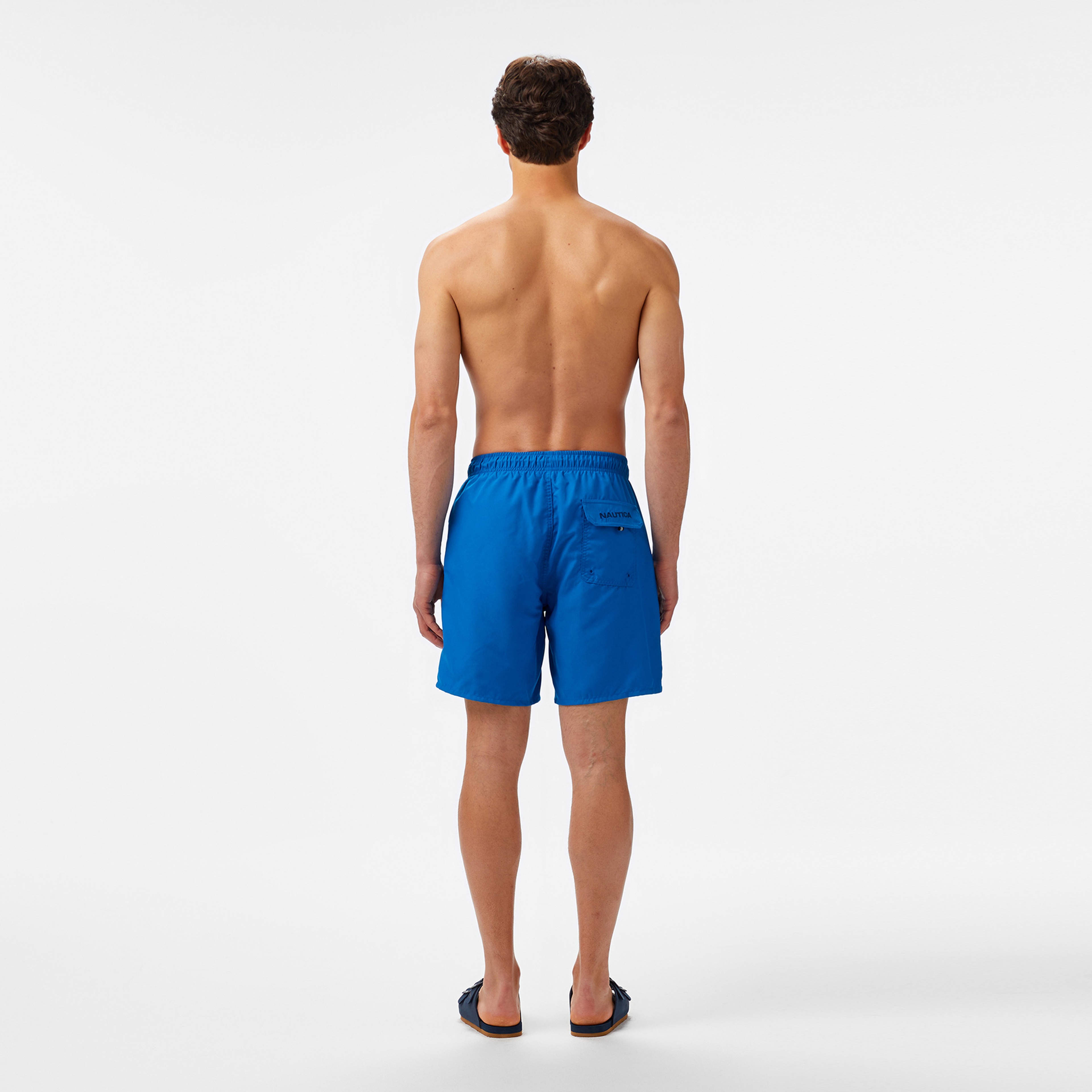 Nautica Erkek Mavi Regular Fit Deniz Şortu