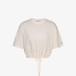 Tommy Jeans Cropped Gmd Script Open Back Kadın Beyaz T-Shirt