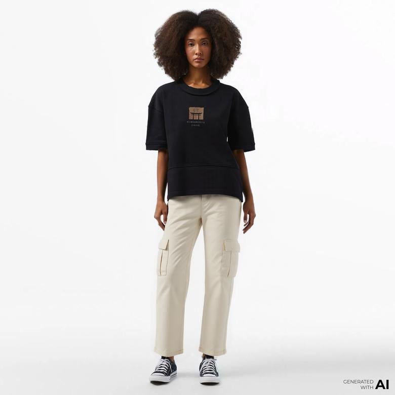 Tommy Jeans Sophie Denim Kadın Krem Pantolon