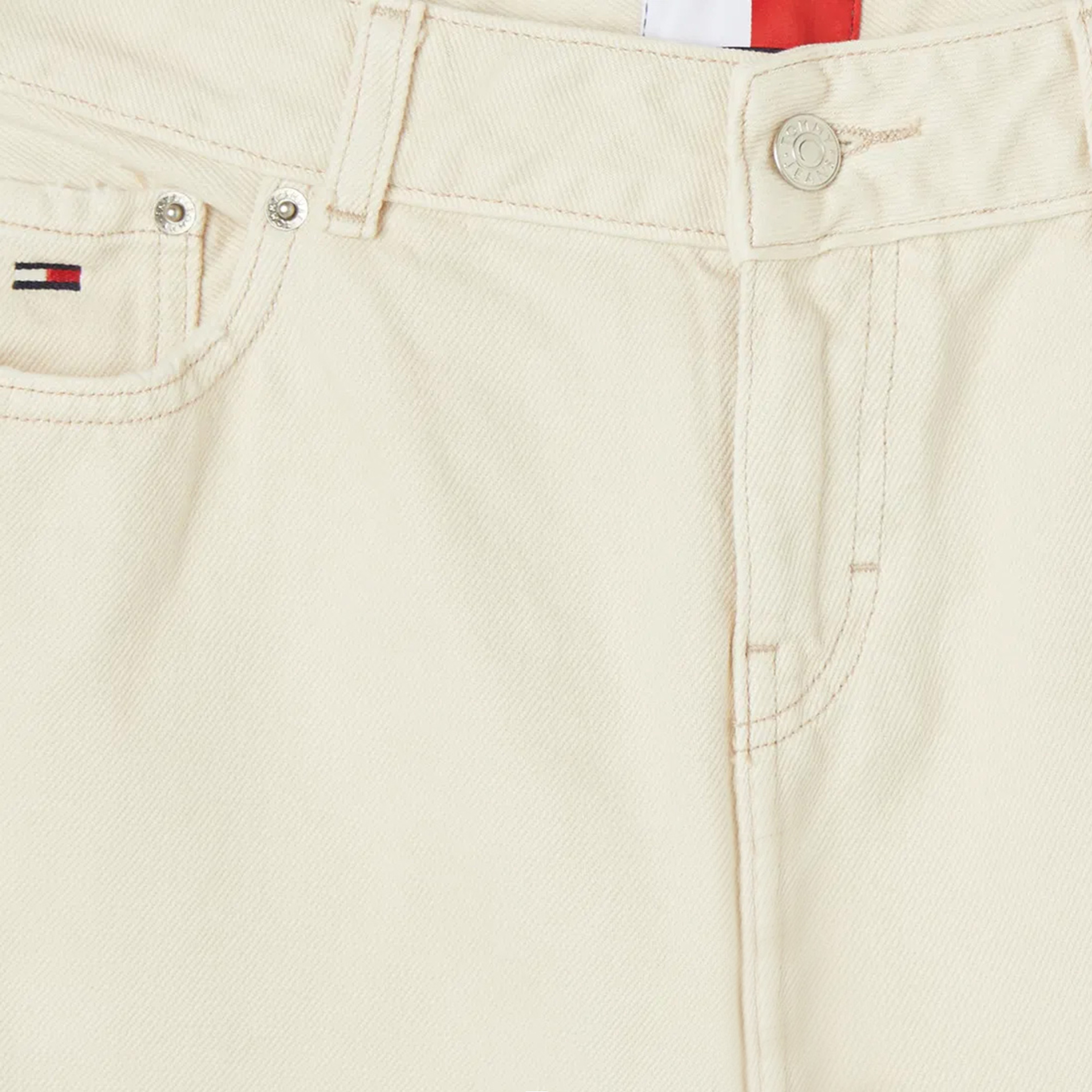 Tommy Jeans Sophie Denim Kadın Krem Pantolon