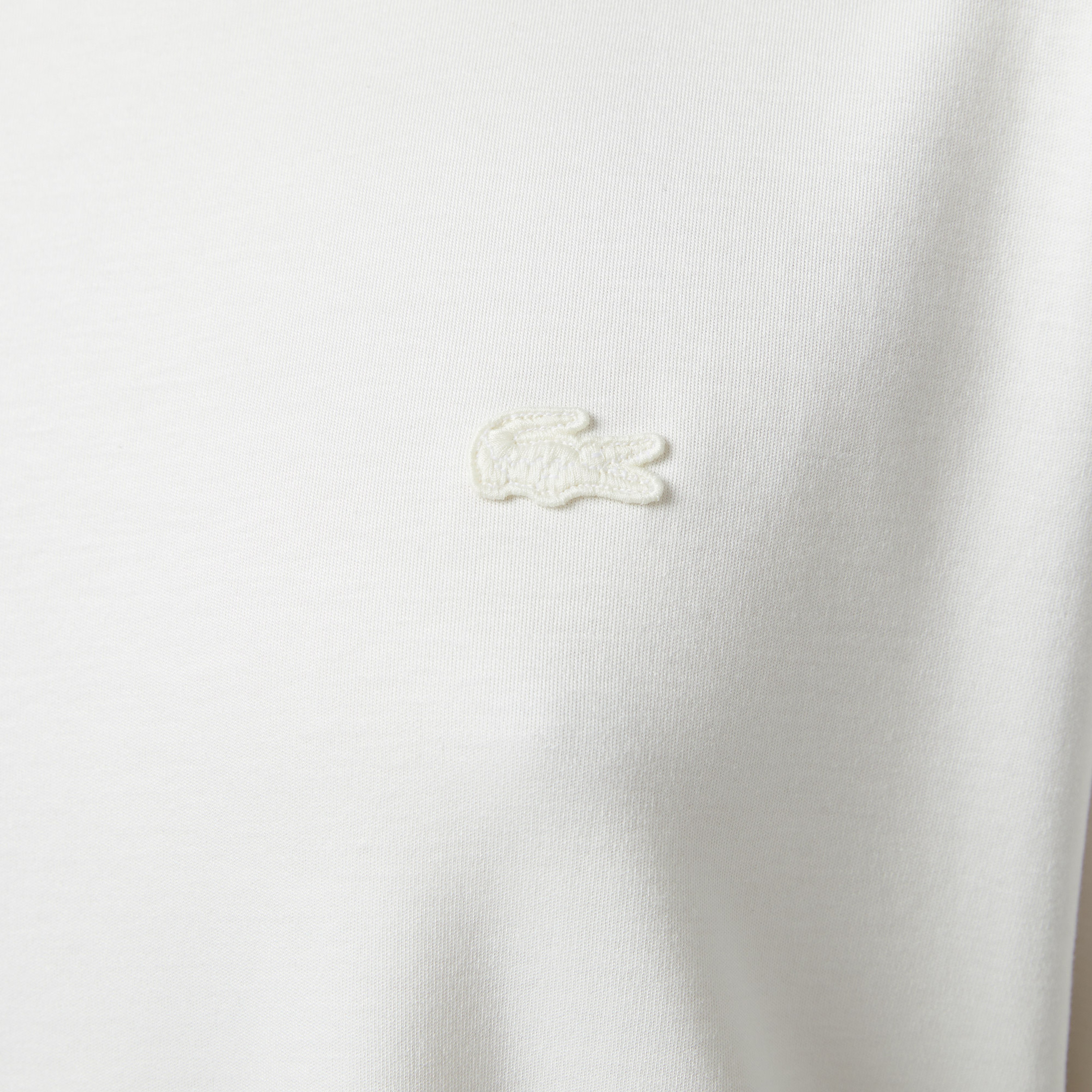 Kadın Relaxed Fit Bisiklet Yaka Beyaz T-Shirt