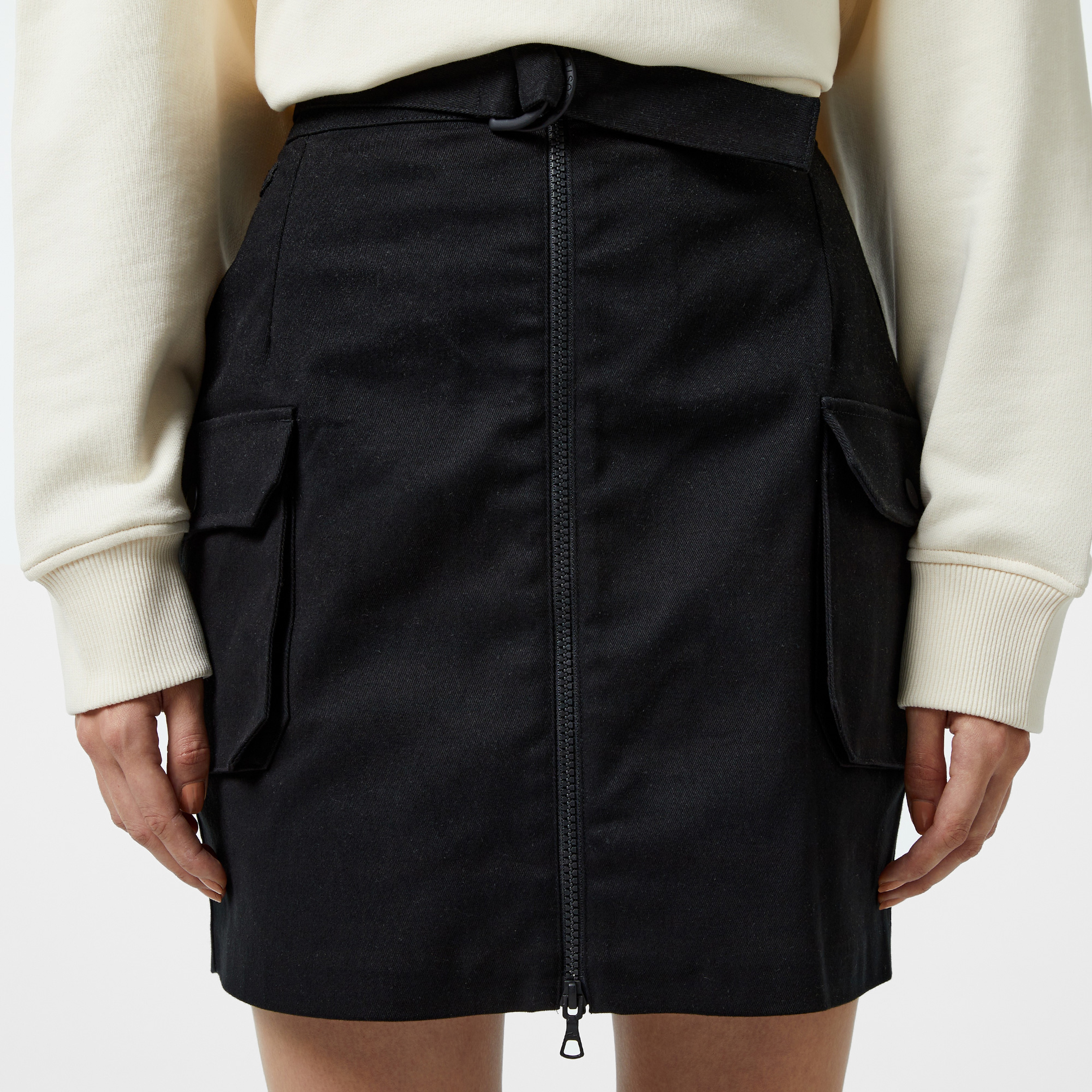 Kadın Relaxed Fit Siyah Etek