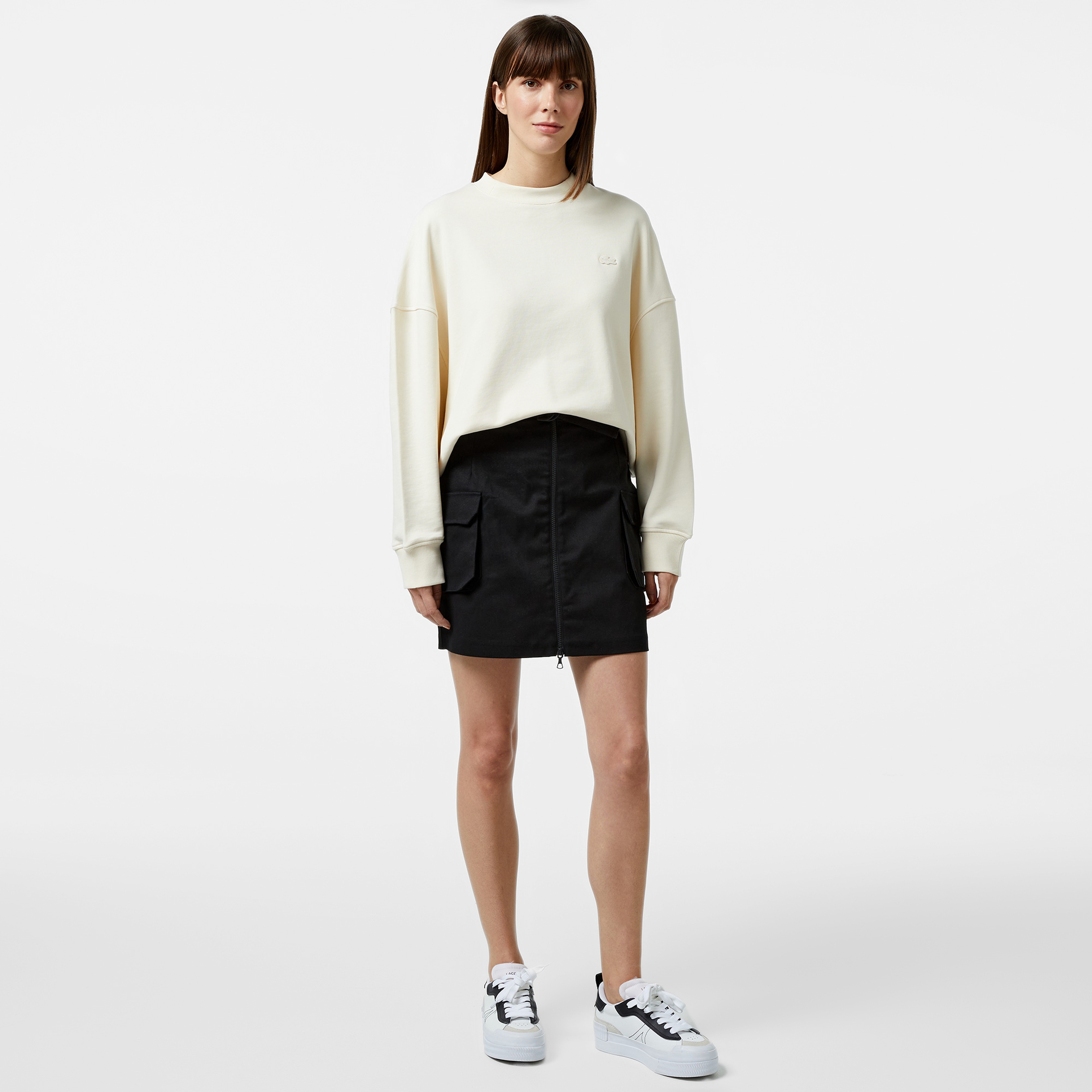 Kadın Relaxed Fit Siyah Etek