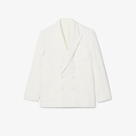 Erkek Classic Fit Beyaz Ceket