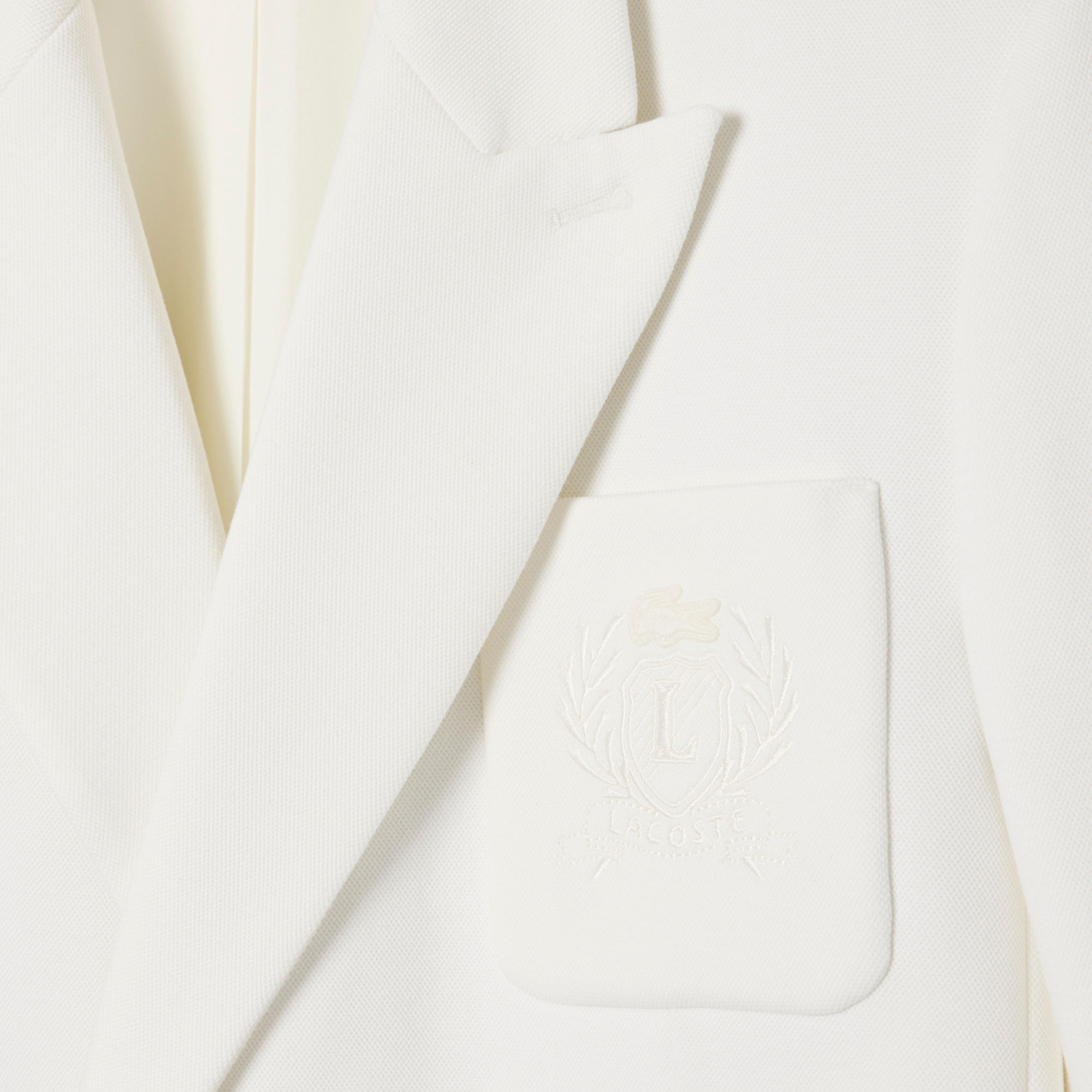 Erkek Classic Fit Beyaz Ceket