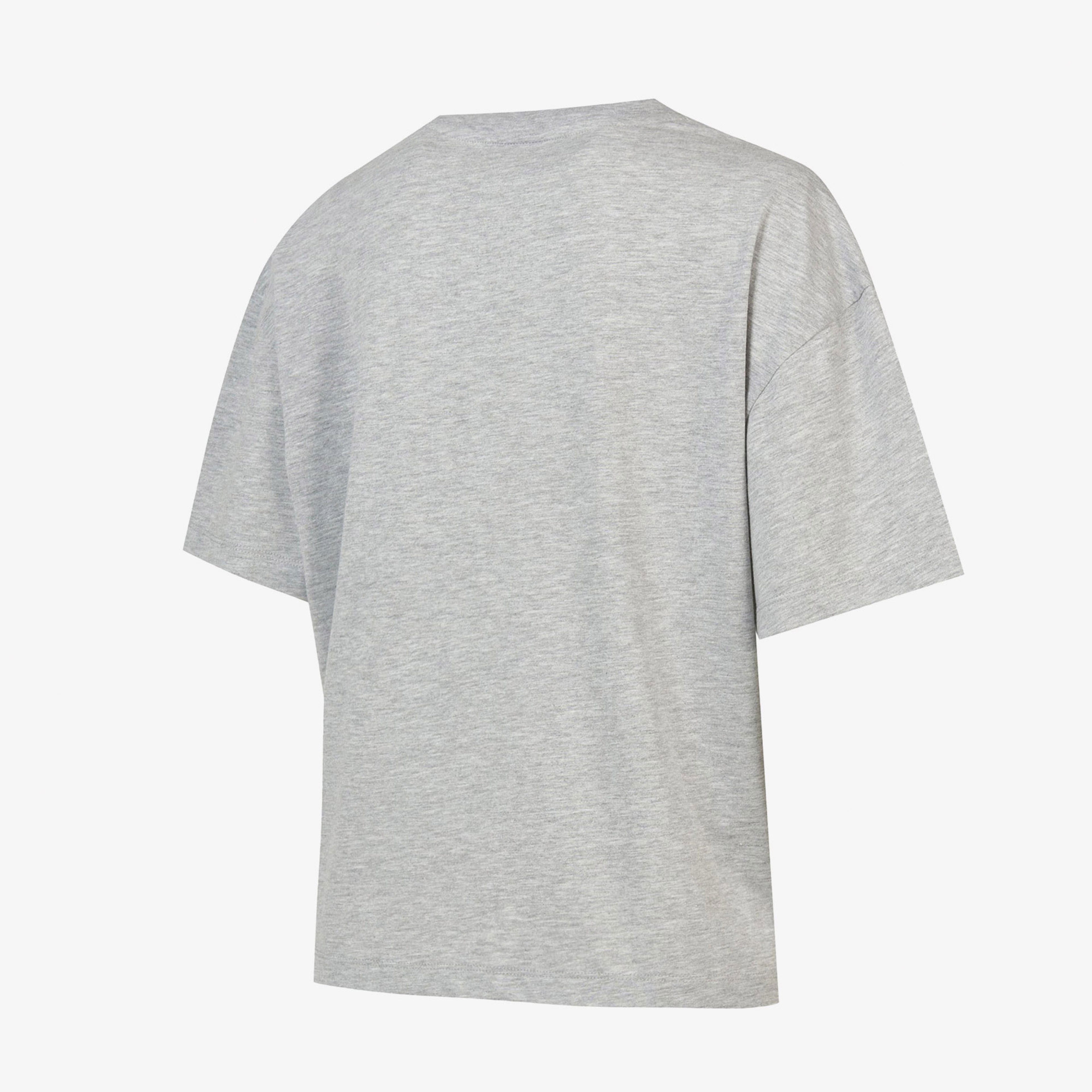 New Balance Lifestyle Kadın Gri T-Shirt