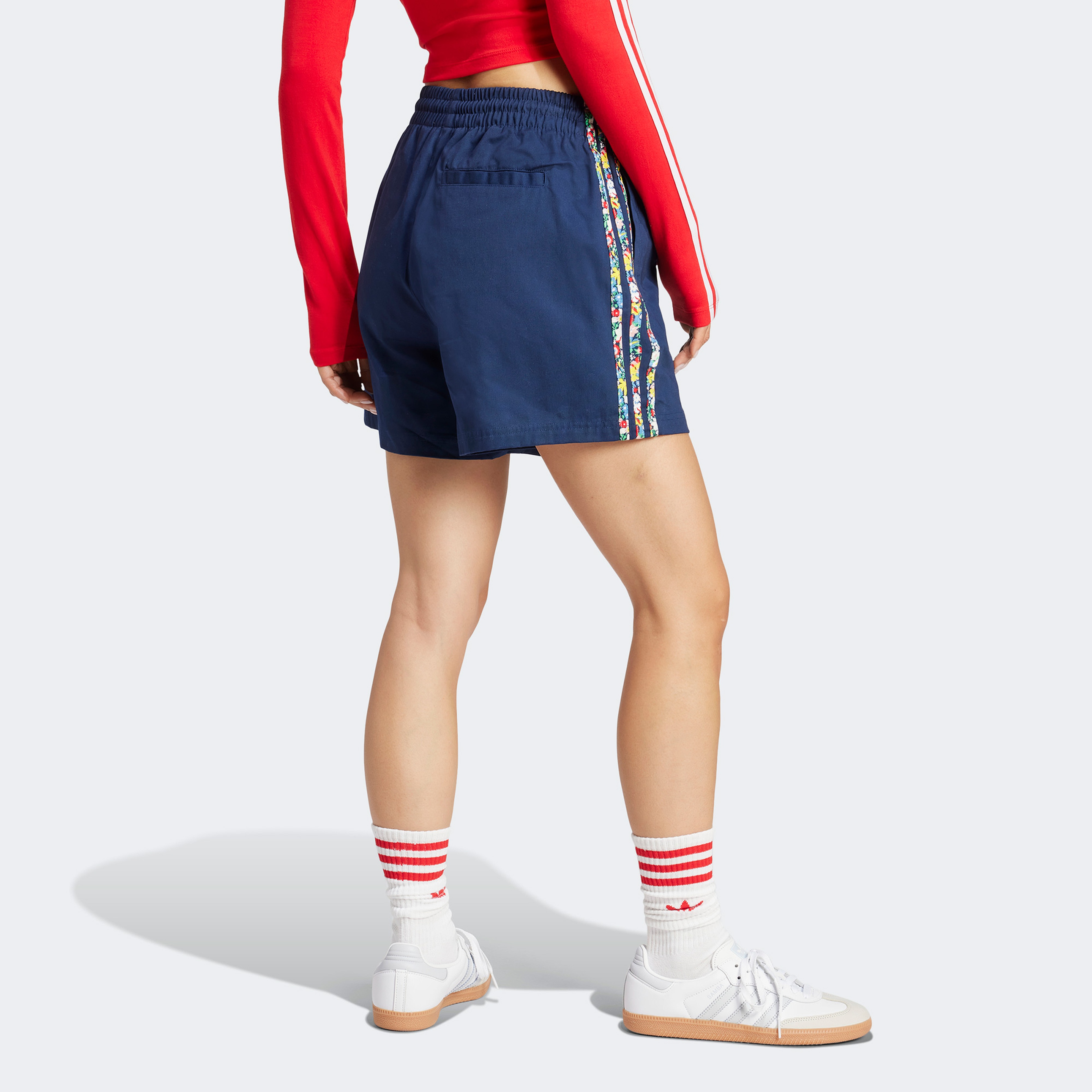 adidas Originals X London Liberty Kadın Mavi Şort