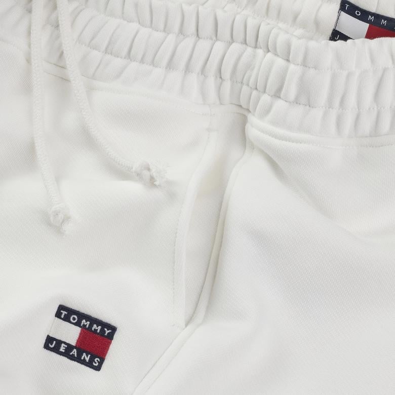 Tommy Jeans Badge Kadın Beyaz Eşofman Altı