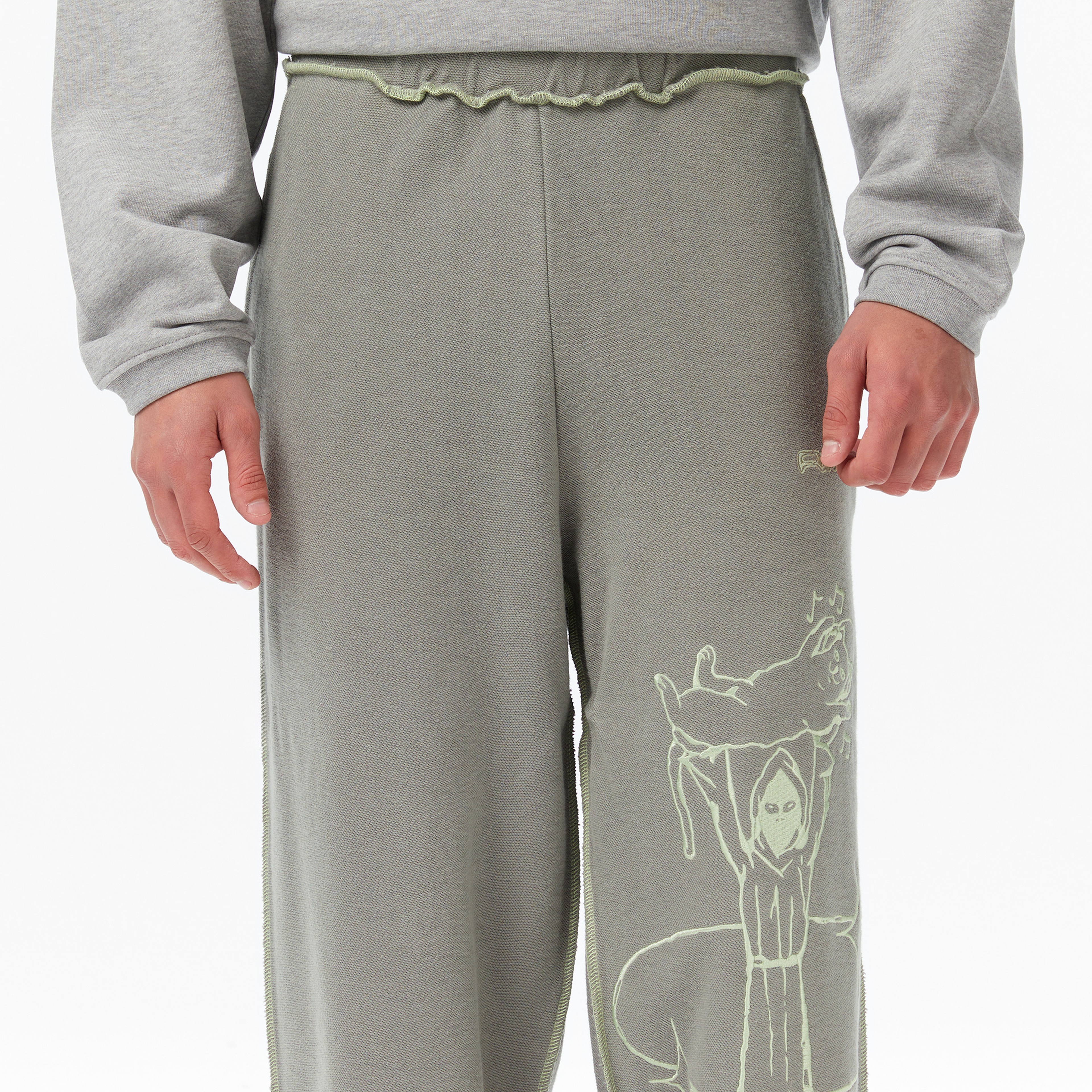 Ripndip Catfish Trucker Erkek Gri Eşofman Altı