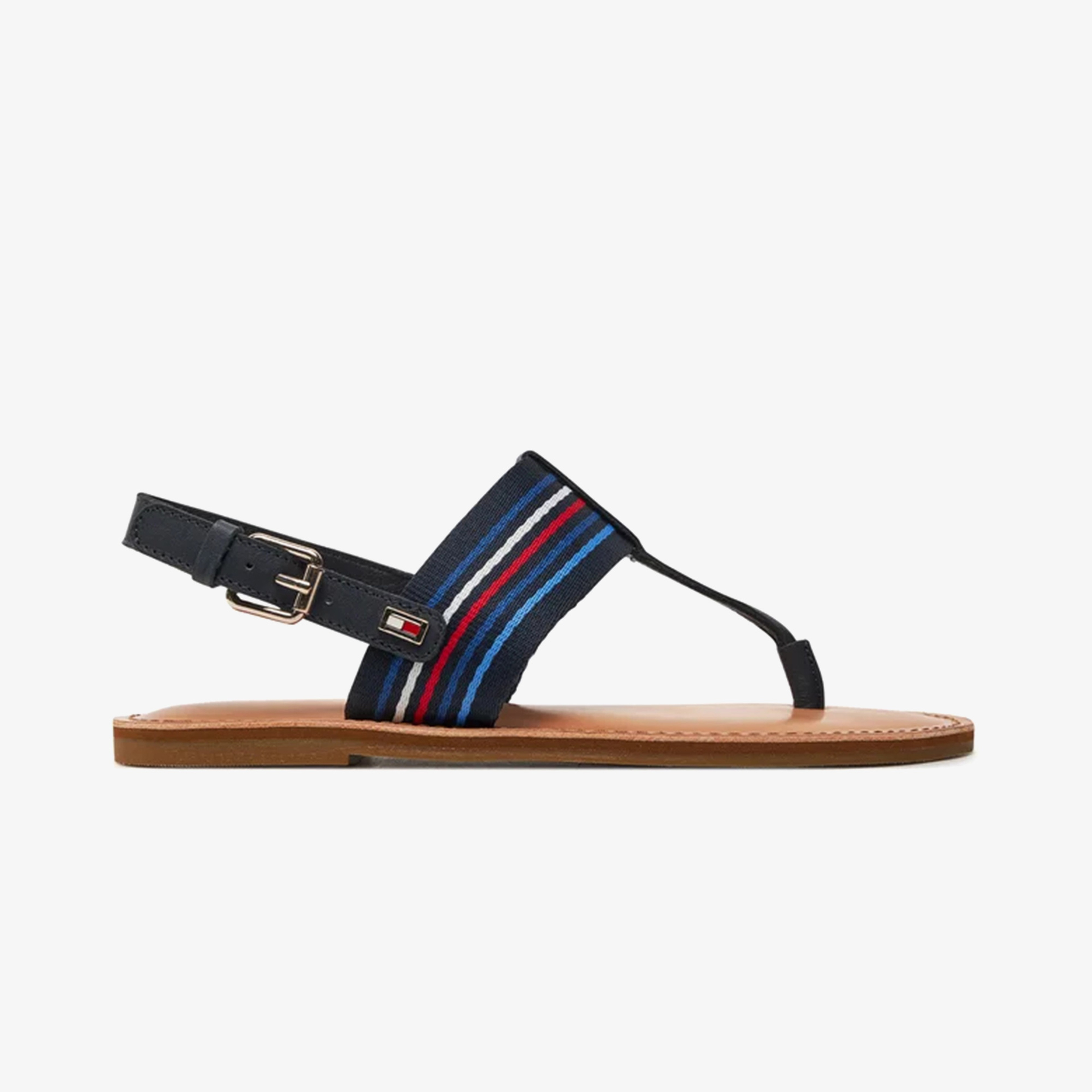Tommy Hilfiger Flatipes Kadın Lacivert Sandalet