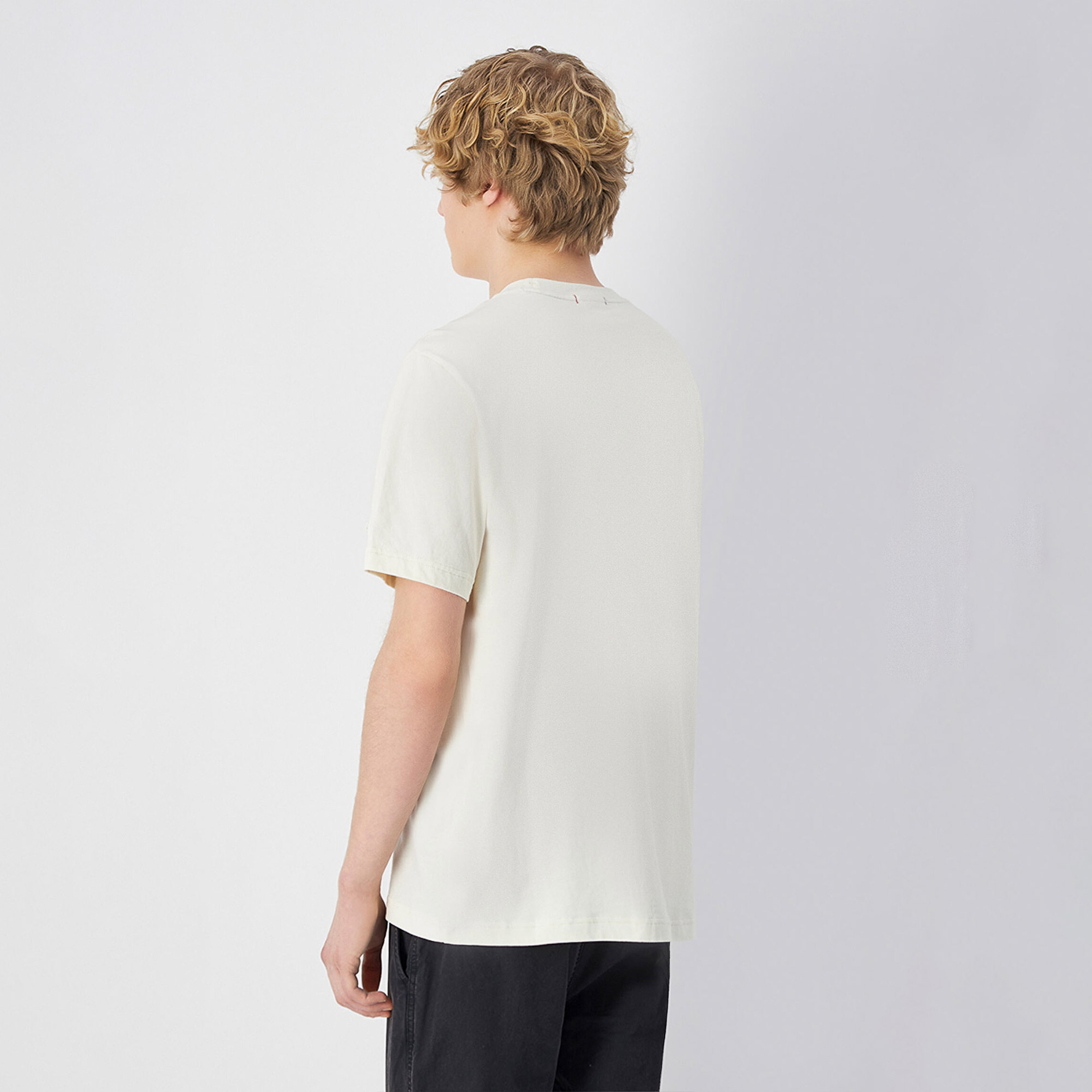 Champion Yearbook Erkek Beyaz T-Shirt