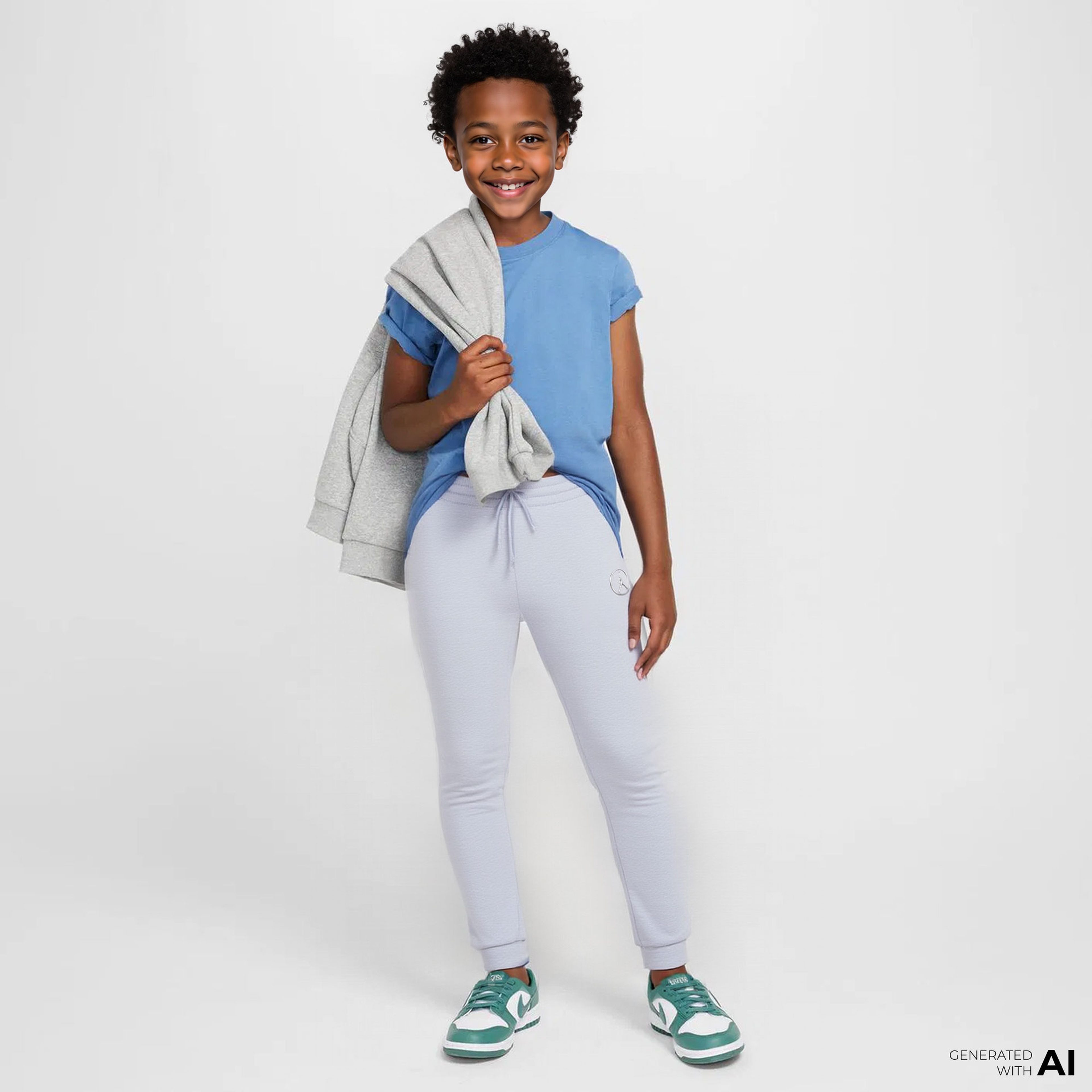 Jordan Jdg 1St Baby Blue  Çocuk Gri Eşofman Altı