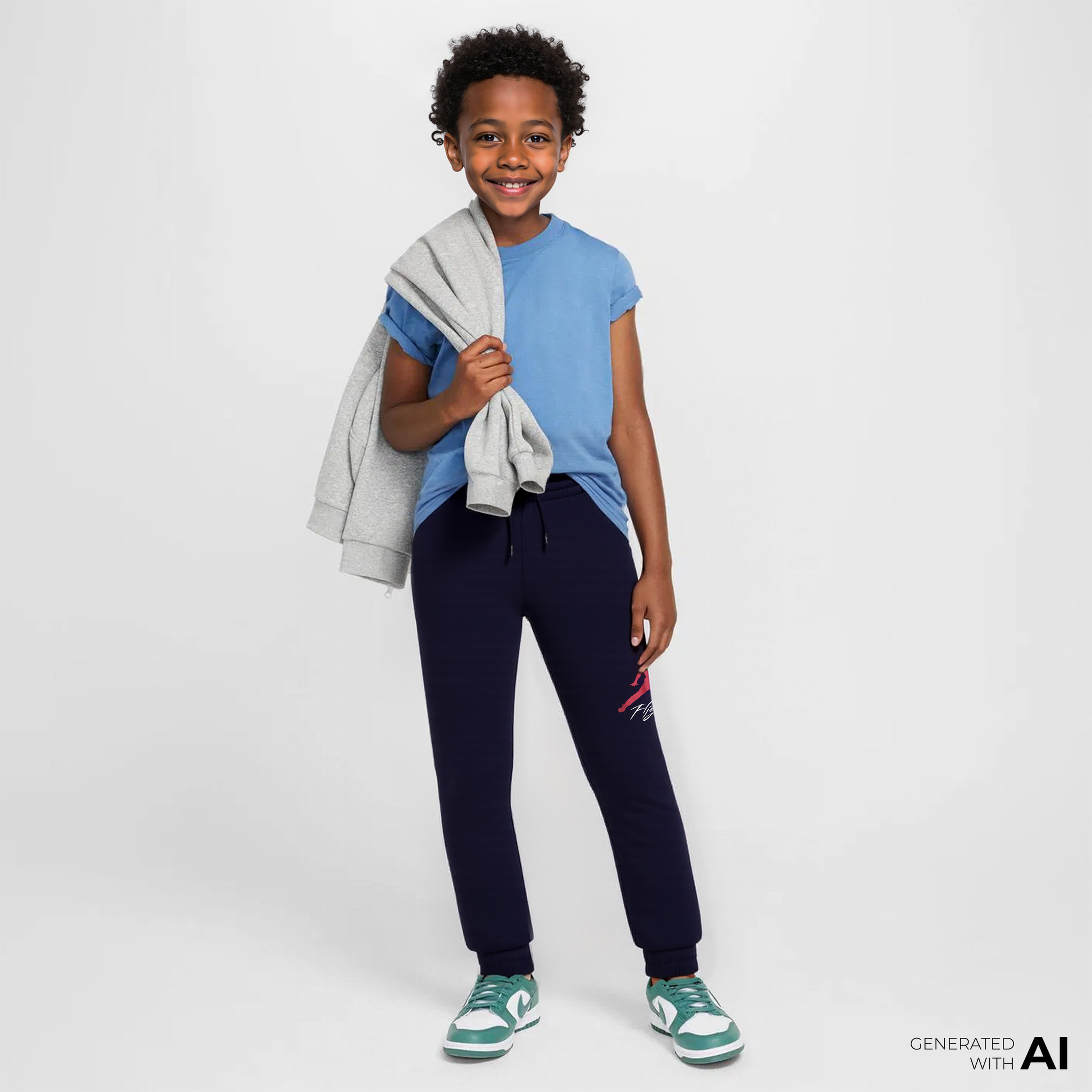 Jordan Jdn Jumpman Baseline Çocuk Siyah Eşofman Altı