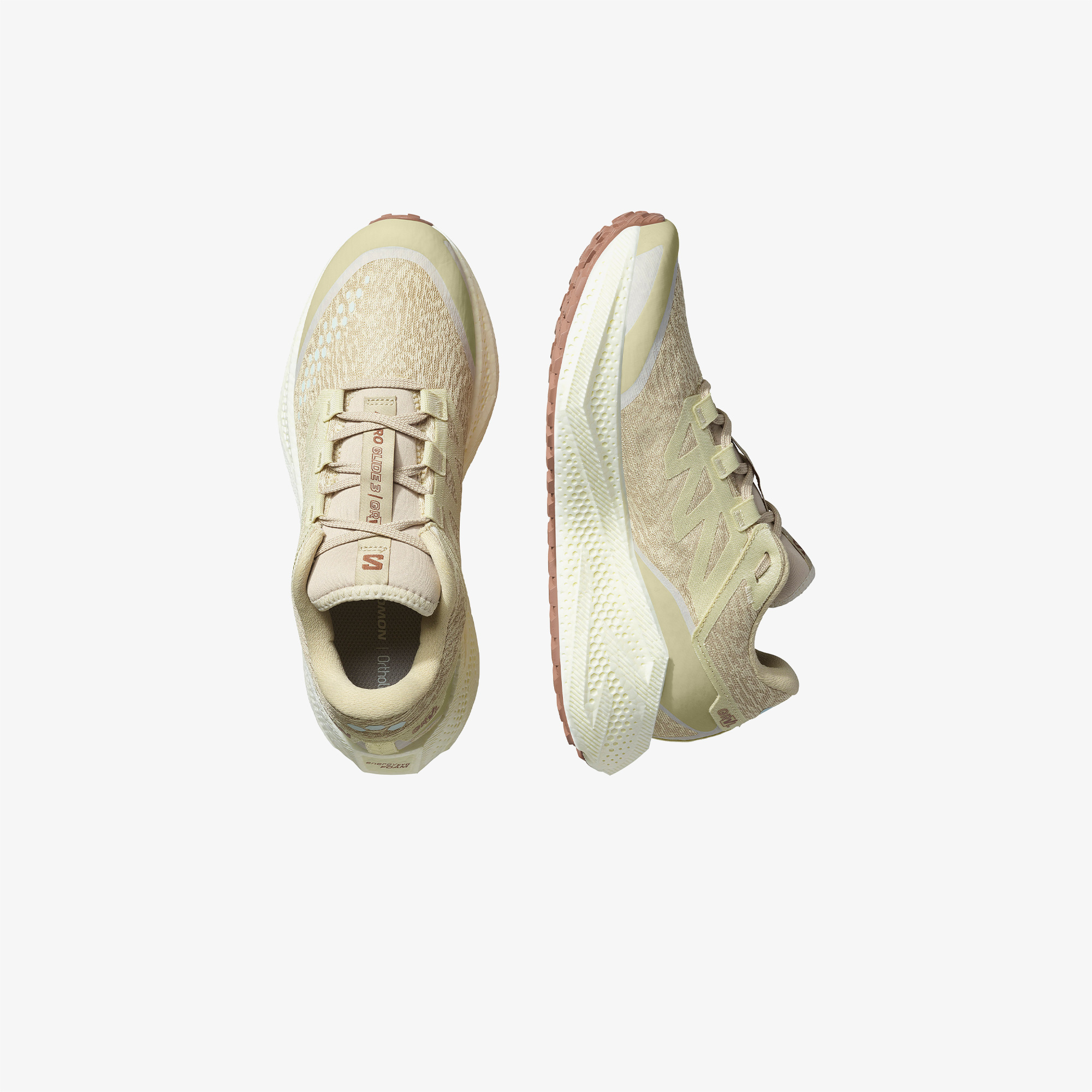 Salomon Aero Glide 3 GRVL Erkek Bej Koşu Ayakkabısı