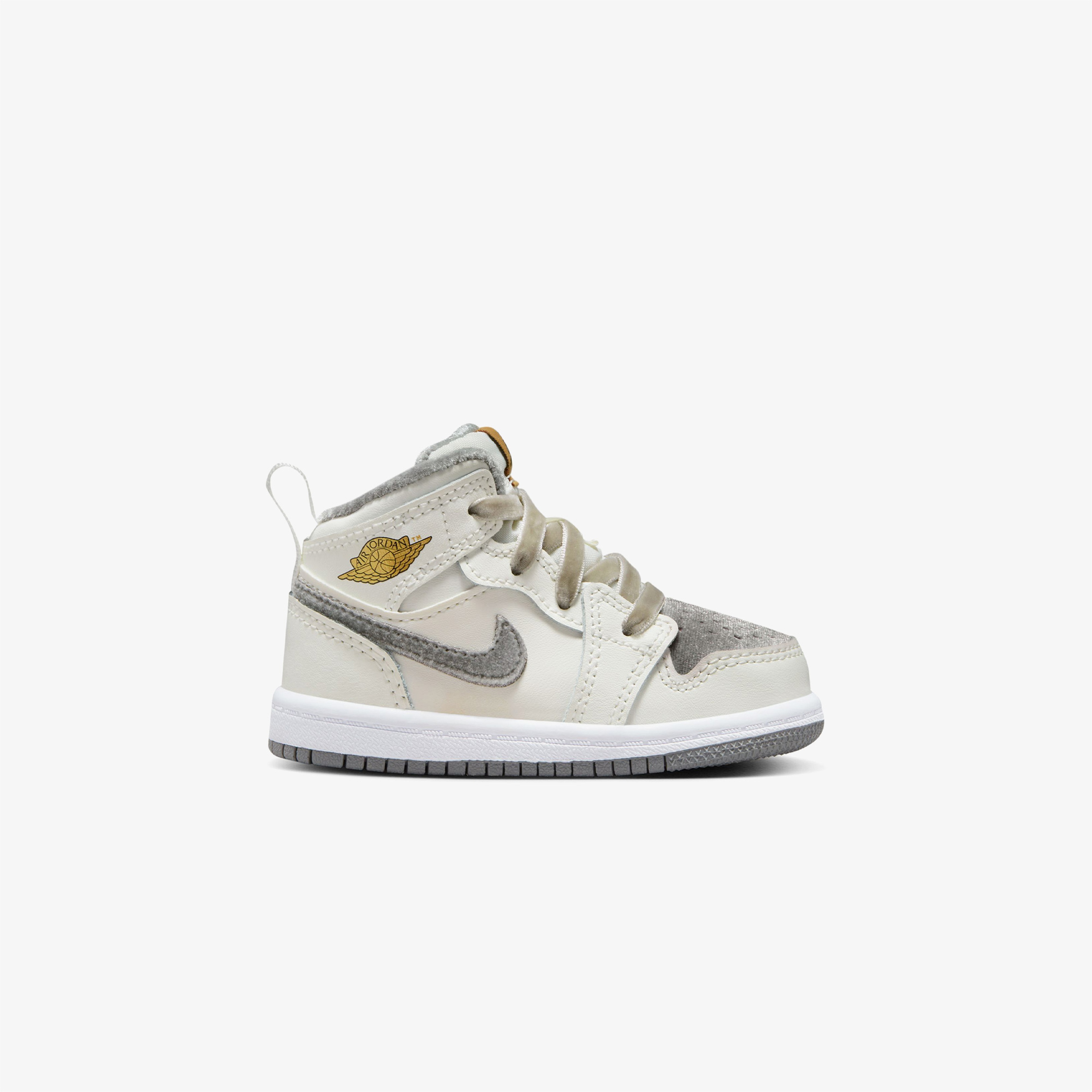 Jordan 1 Mid Se Bebek Krem Spor Ayakkabı