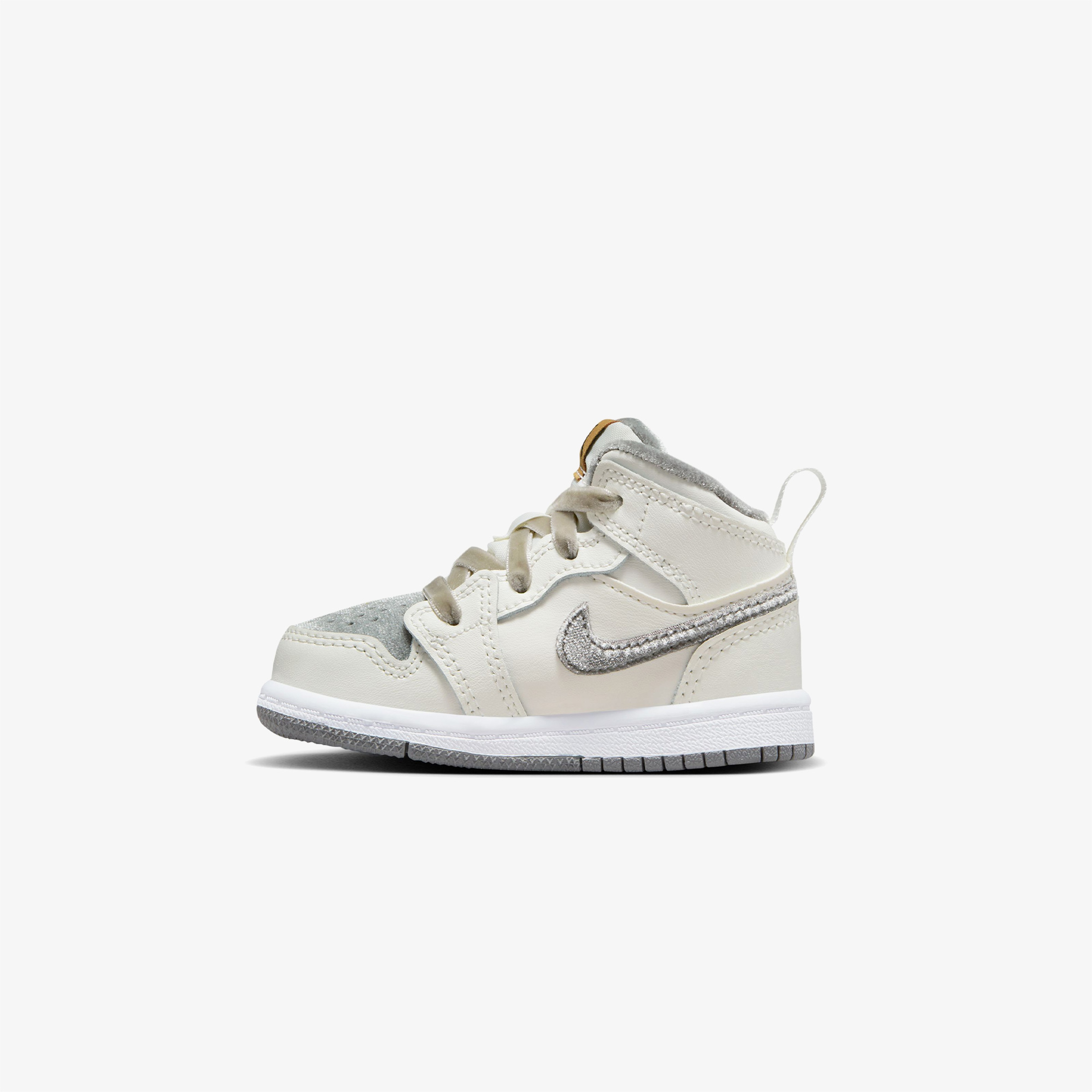Jordan 1 Mid Se Bebek Krem Spor Ayakkabı
