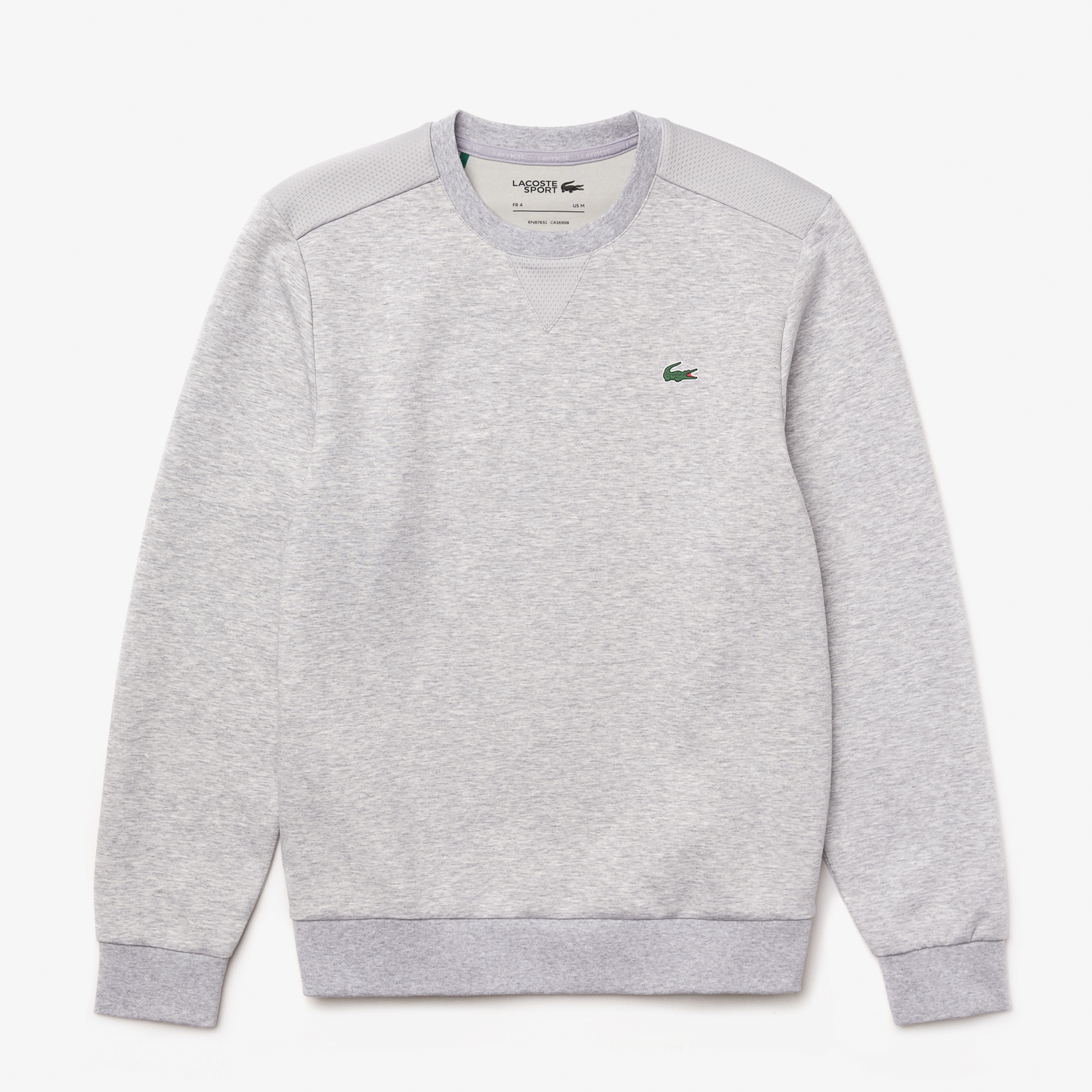 Lacoste Crew Neck Kanguru Cepli Erkek Siyah Sweatshirt