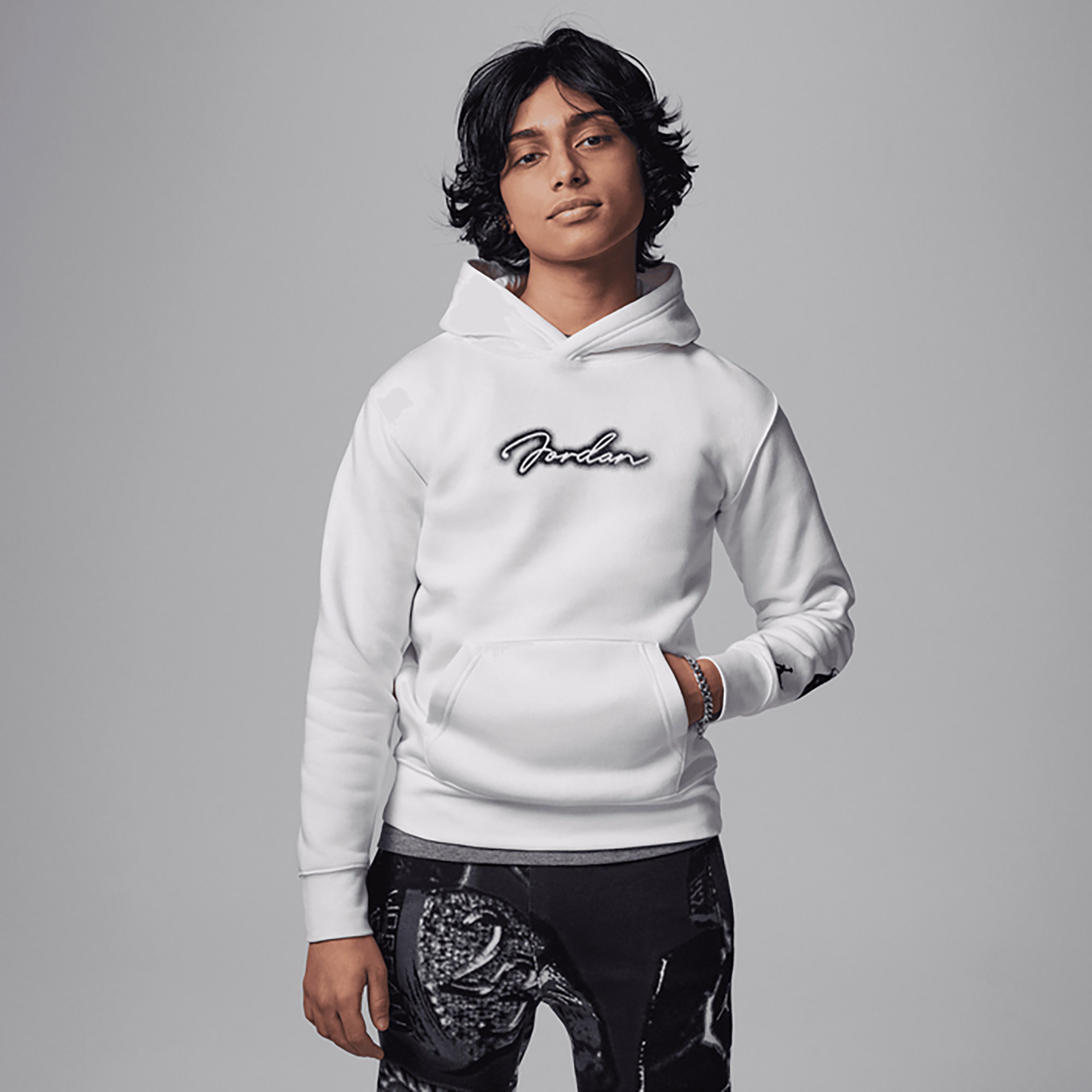 Jordan MJ Mvp Çocuk Beyaz Sweatshirt