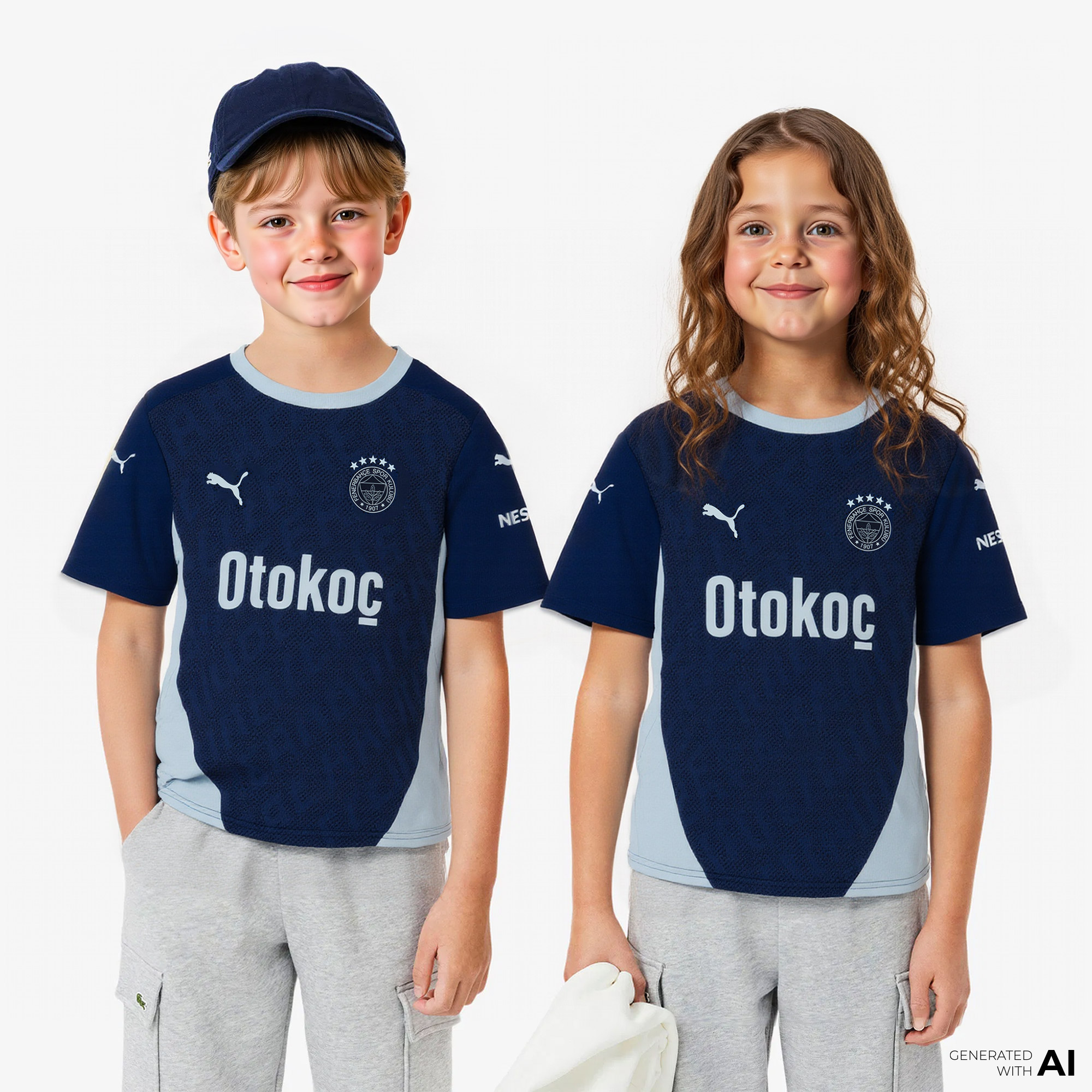 Puma Fenerbahçe Sk Alternatif Çocuk Mavi Forma