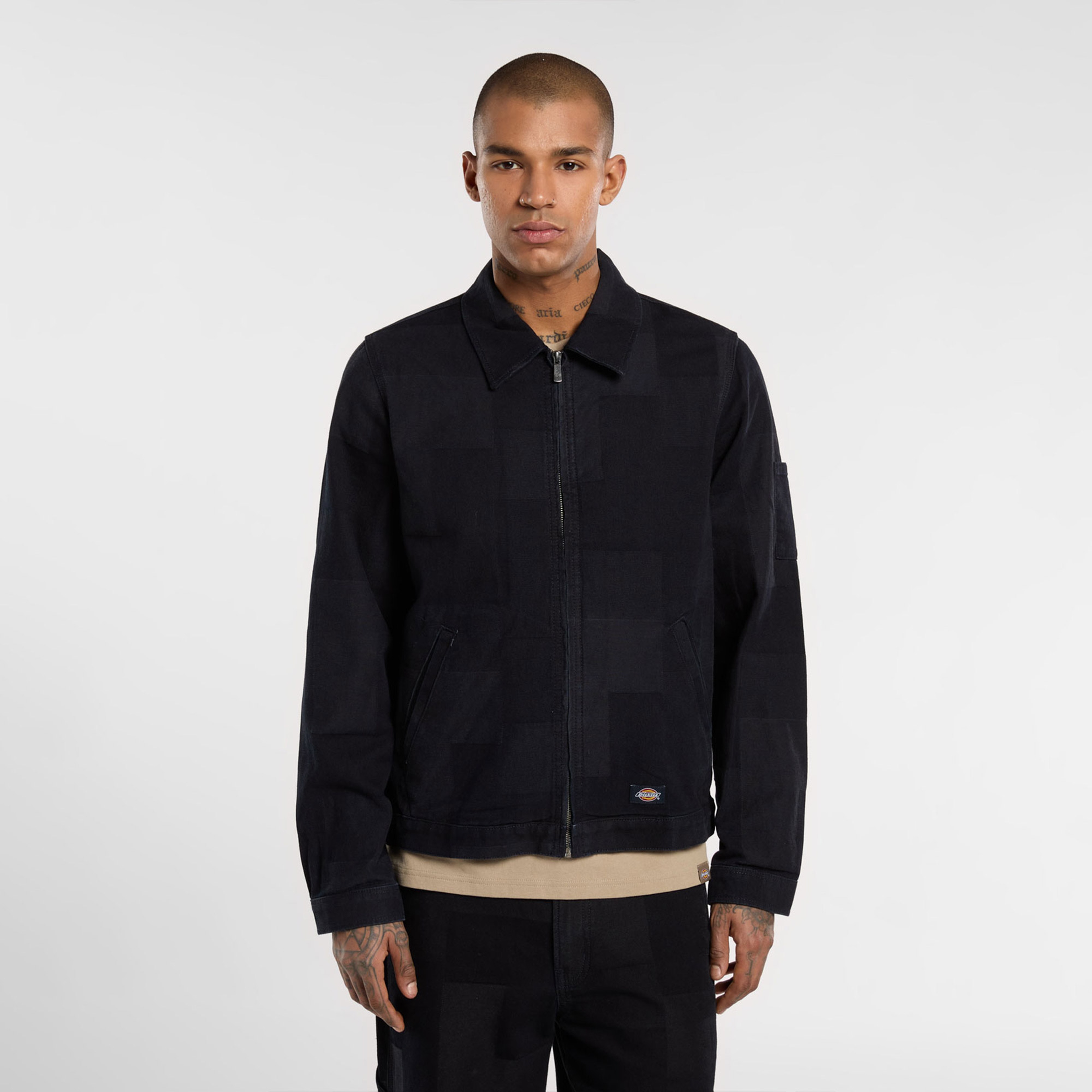 Dickies Jacquard Eisenhower Erkek Siyah Ceket