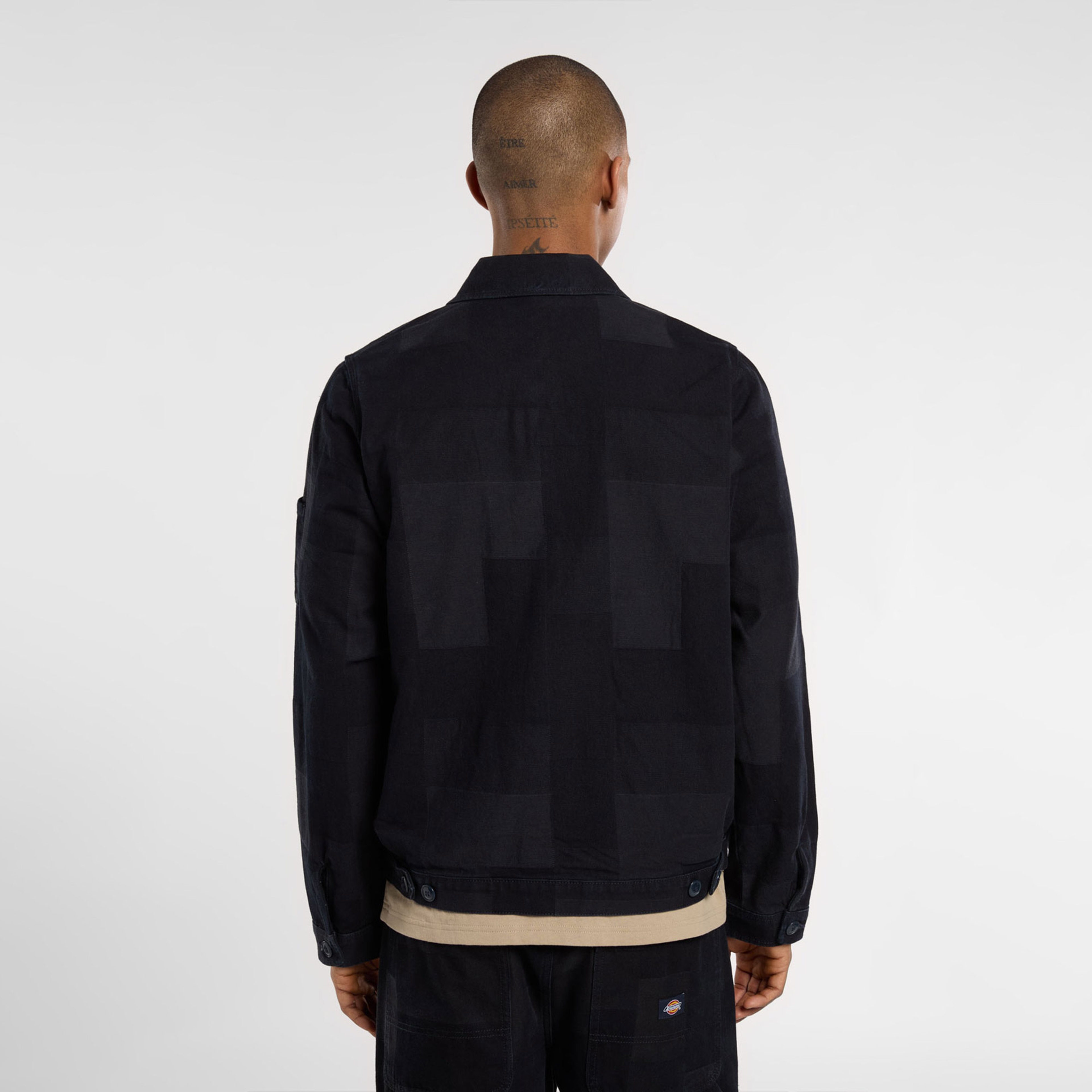 Dickies Jacquard Eisenhower Erkek Siyah Ceket