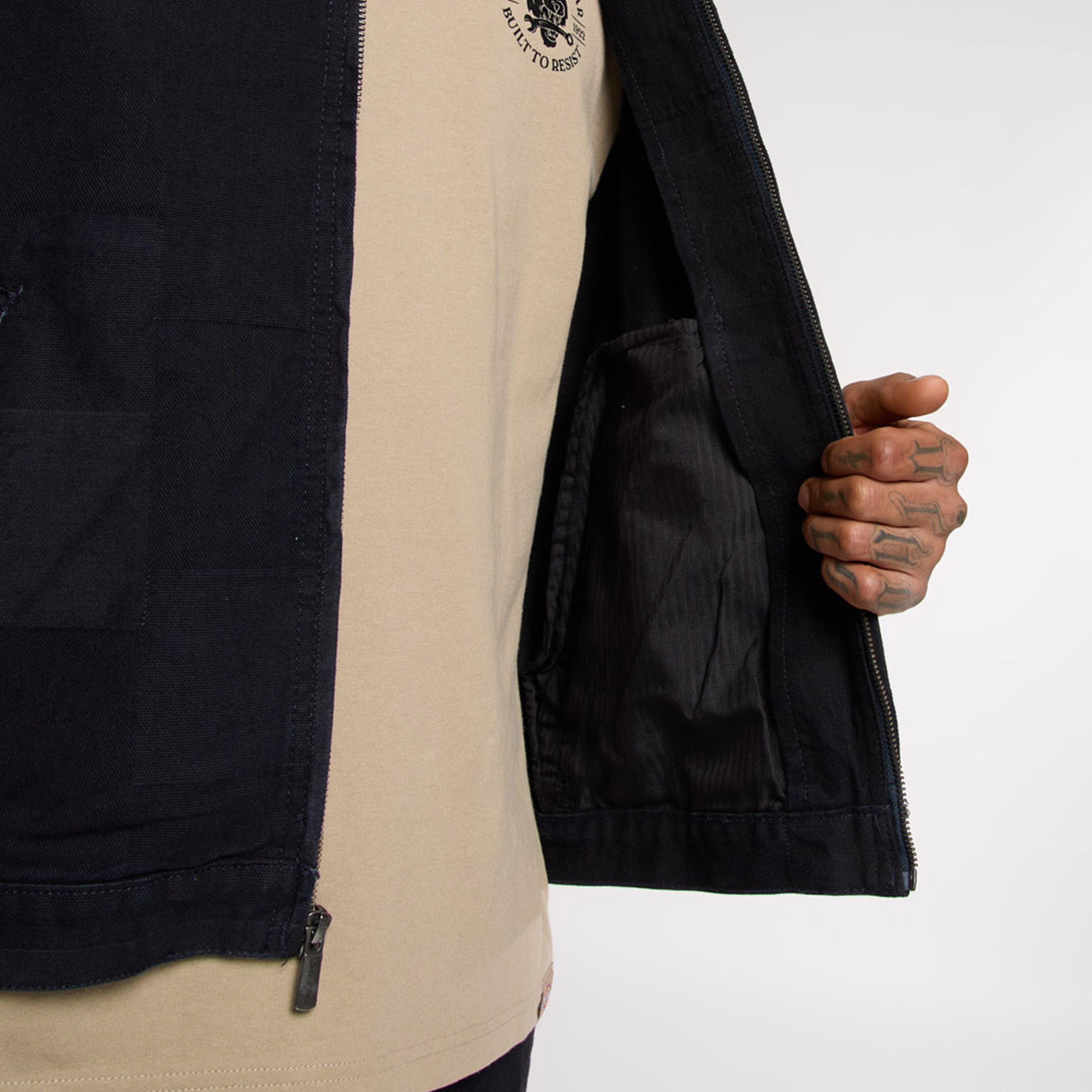 Dickies Jacquard Eisenhower Erkek Siyah Ceket