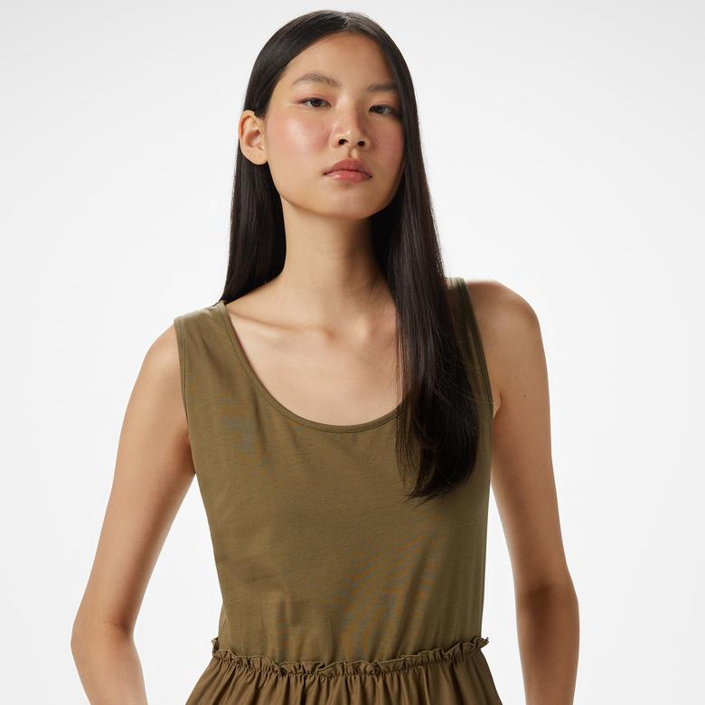 Liu Jo Kadın Yeşil Elbise