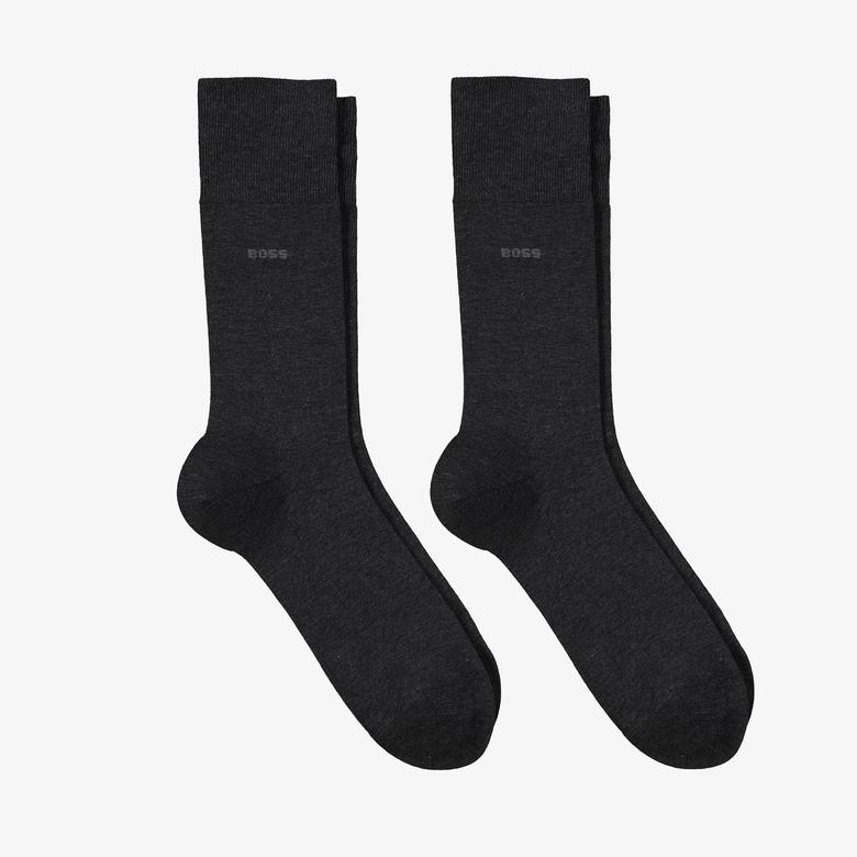 Boss 2'li Erkek Siyah Çorap
