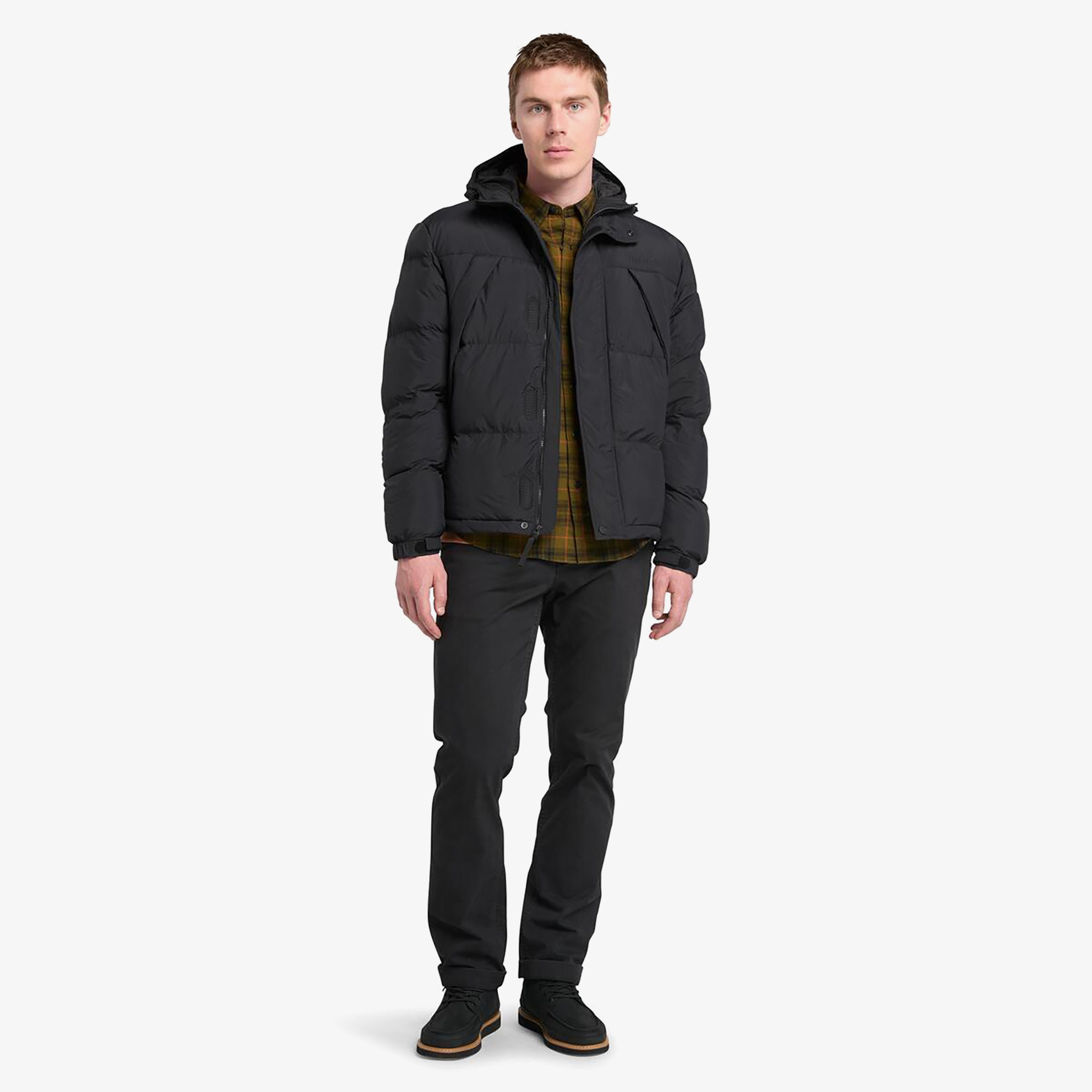 Timberland Durable Water Repellent Puffer Erkek Siyah Ceket