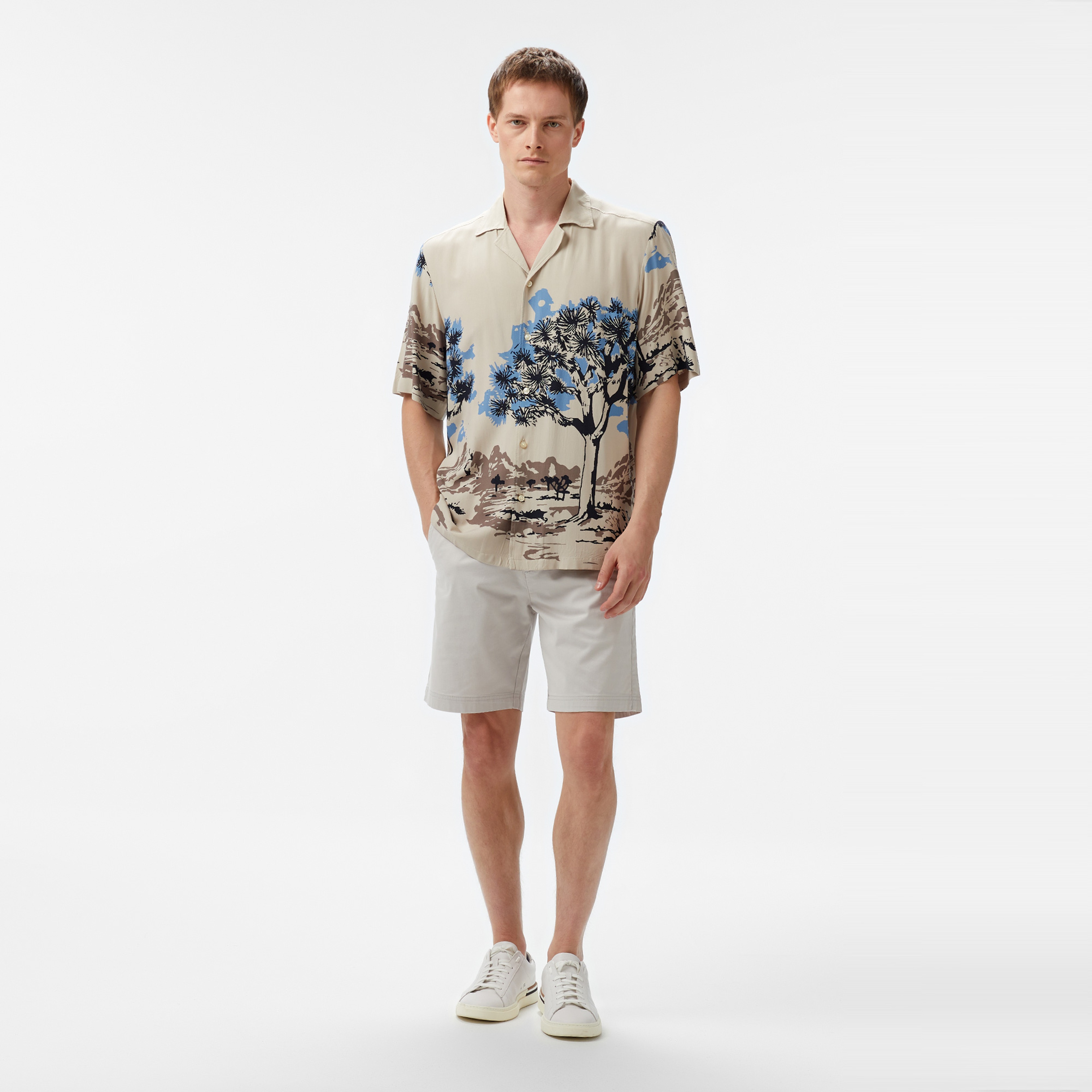 Boss Rayer M Erkek Bej Gömlek