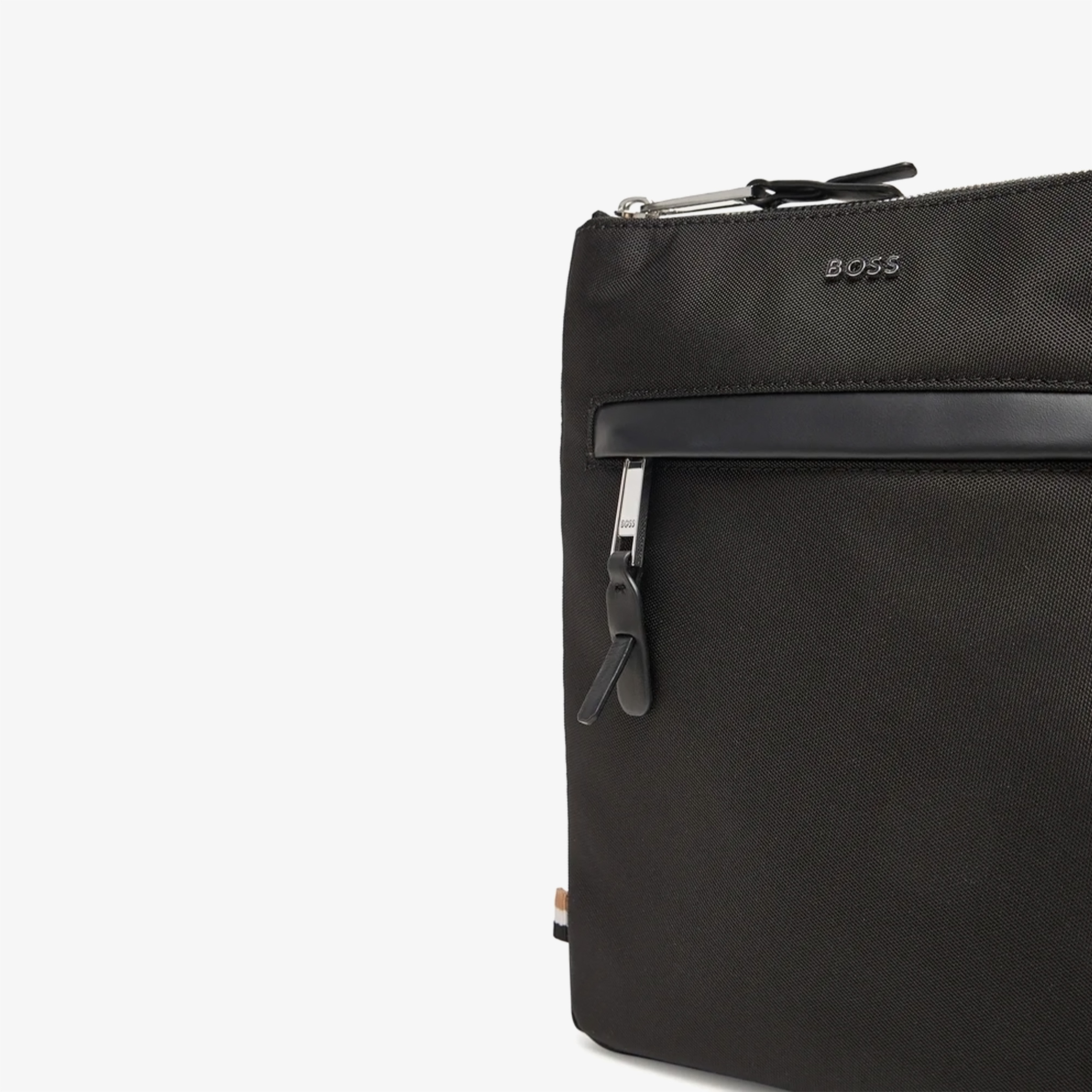 Boss Highway N Envelope Erkek Siyah Omuz Çantası