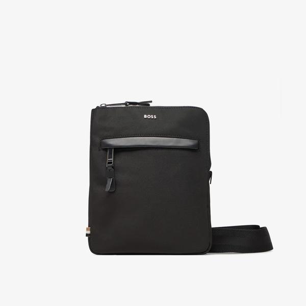 Boss Highway N Envelope Erkek Siyah Omuz Çantası
