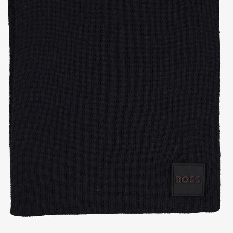 Boss Erkek Mavi Atkı