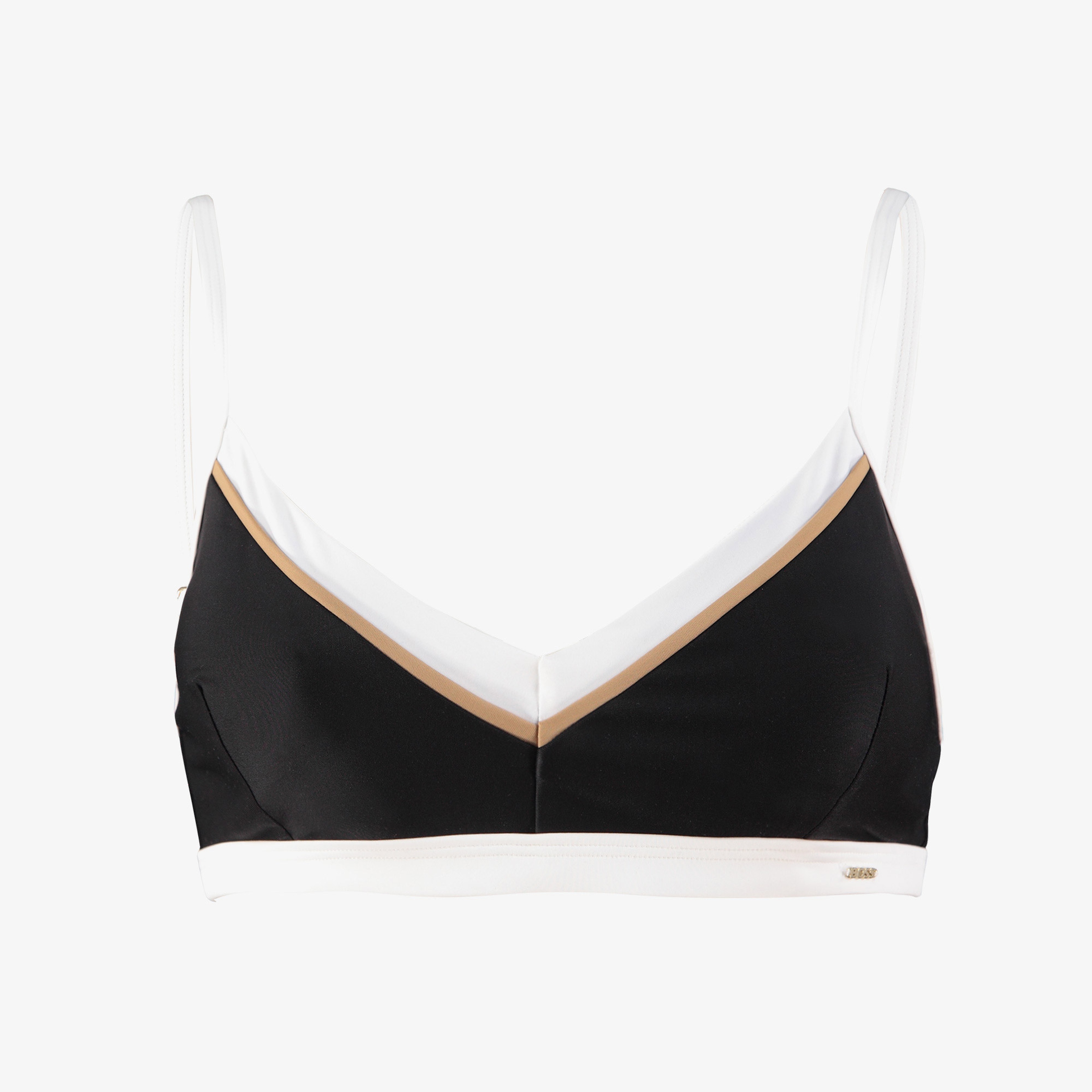 Boss Codes Üçgen Kadın Siyah Bikini Üstü