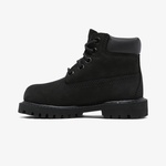 Timberland Premium 6 Inch Lace Up Çocuk Siyah Bot