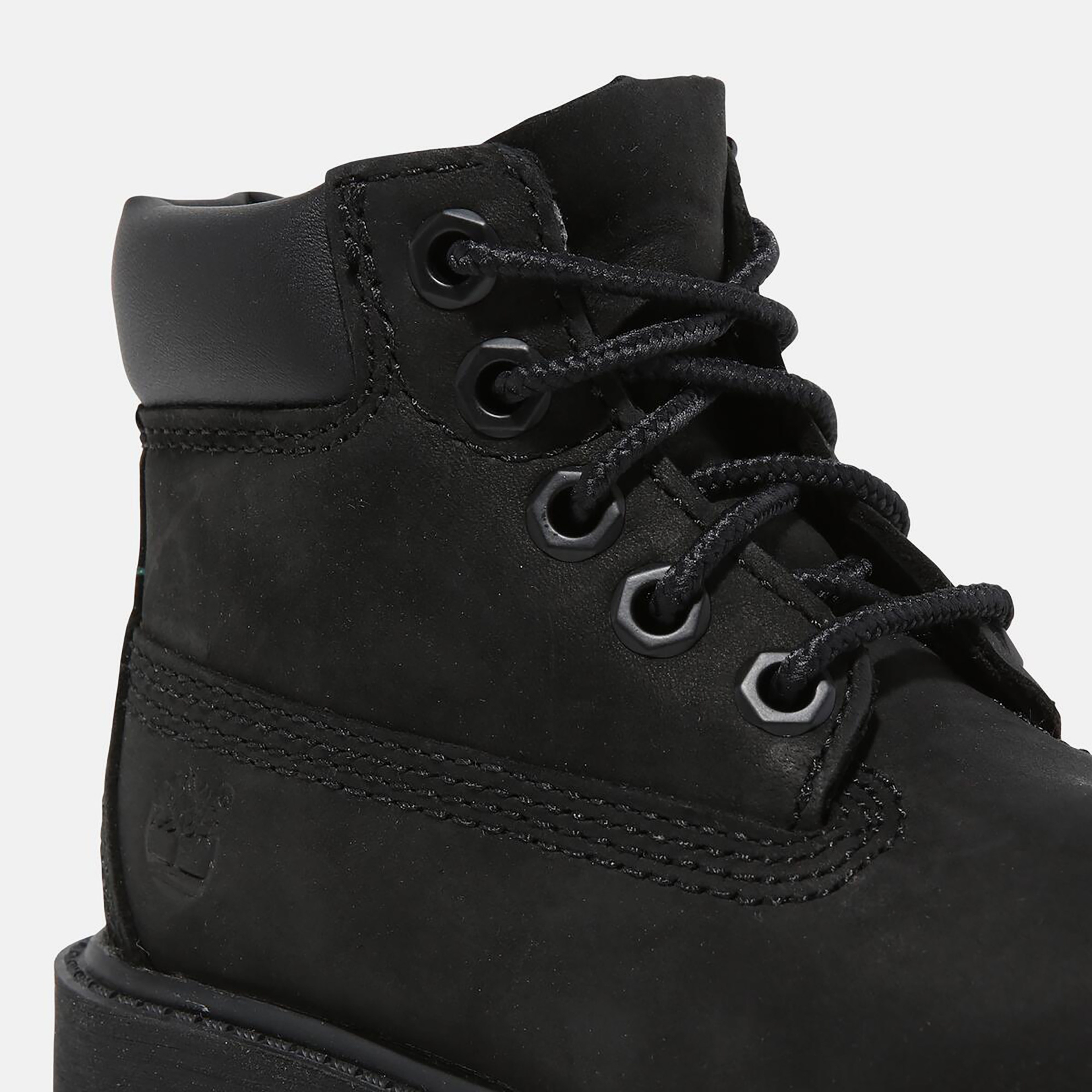 Timberland Premium 6 Inch Lace Up Çocuk Siyah Bot