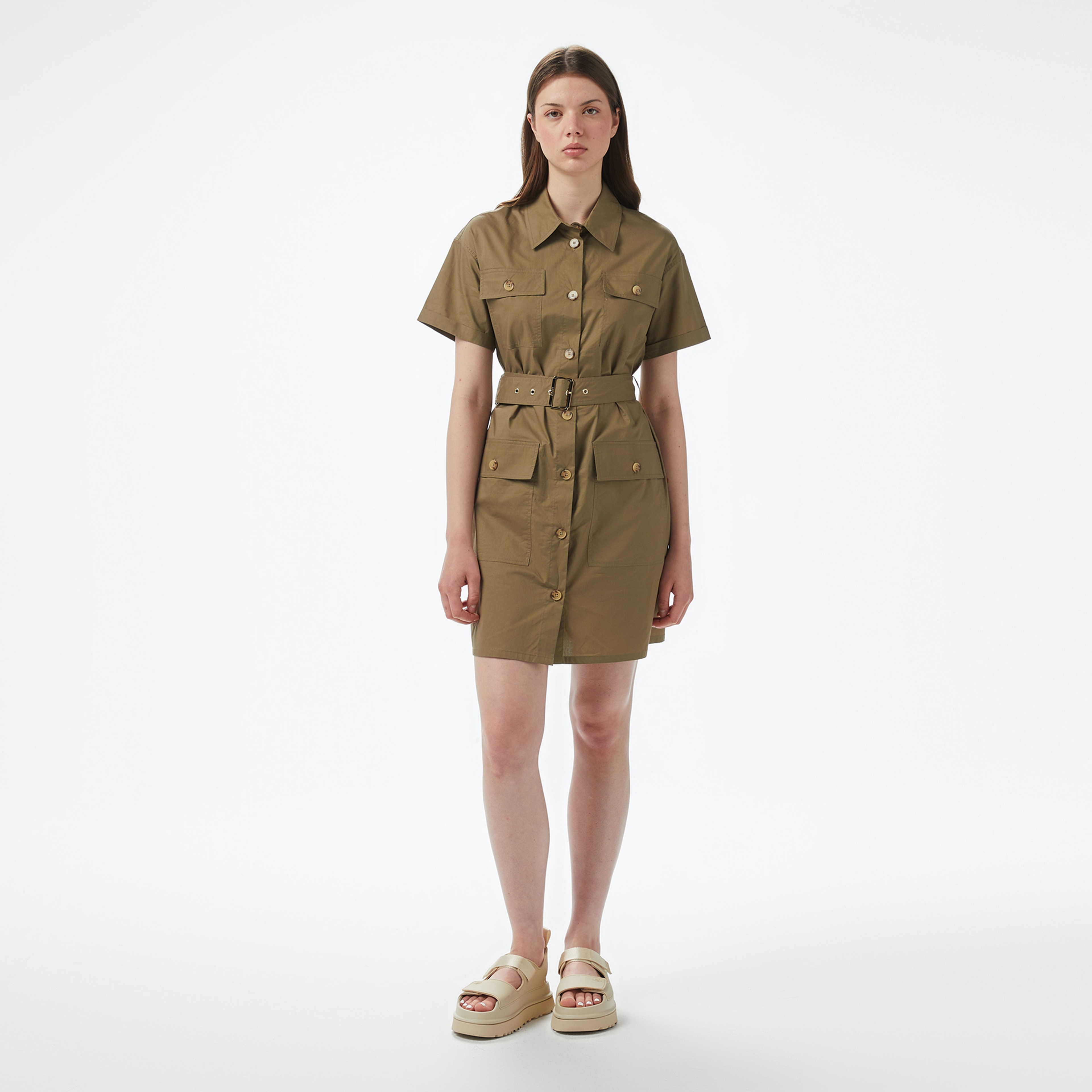 Liu Jo Kadın Yeşil Elbise