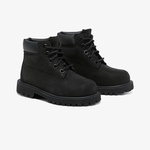 Timberland Premium 6 Inch Lace Up Çocuk Siyah Bot
