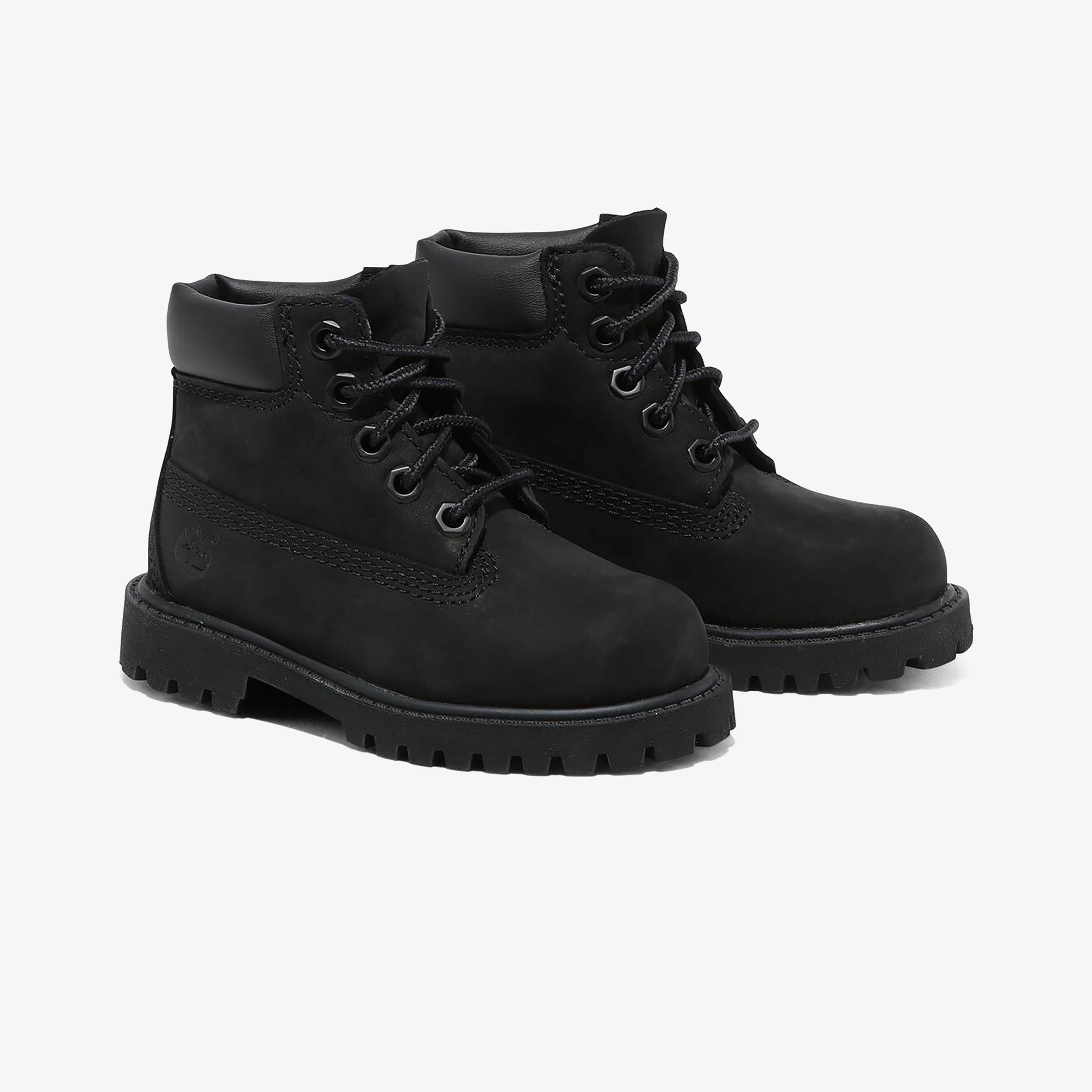 Timberland Premium 6 Inch Lace Up Çocuk Siyah Bot