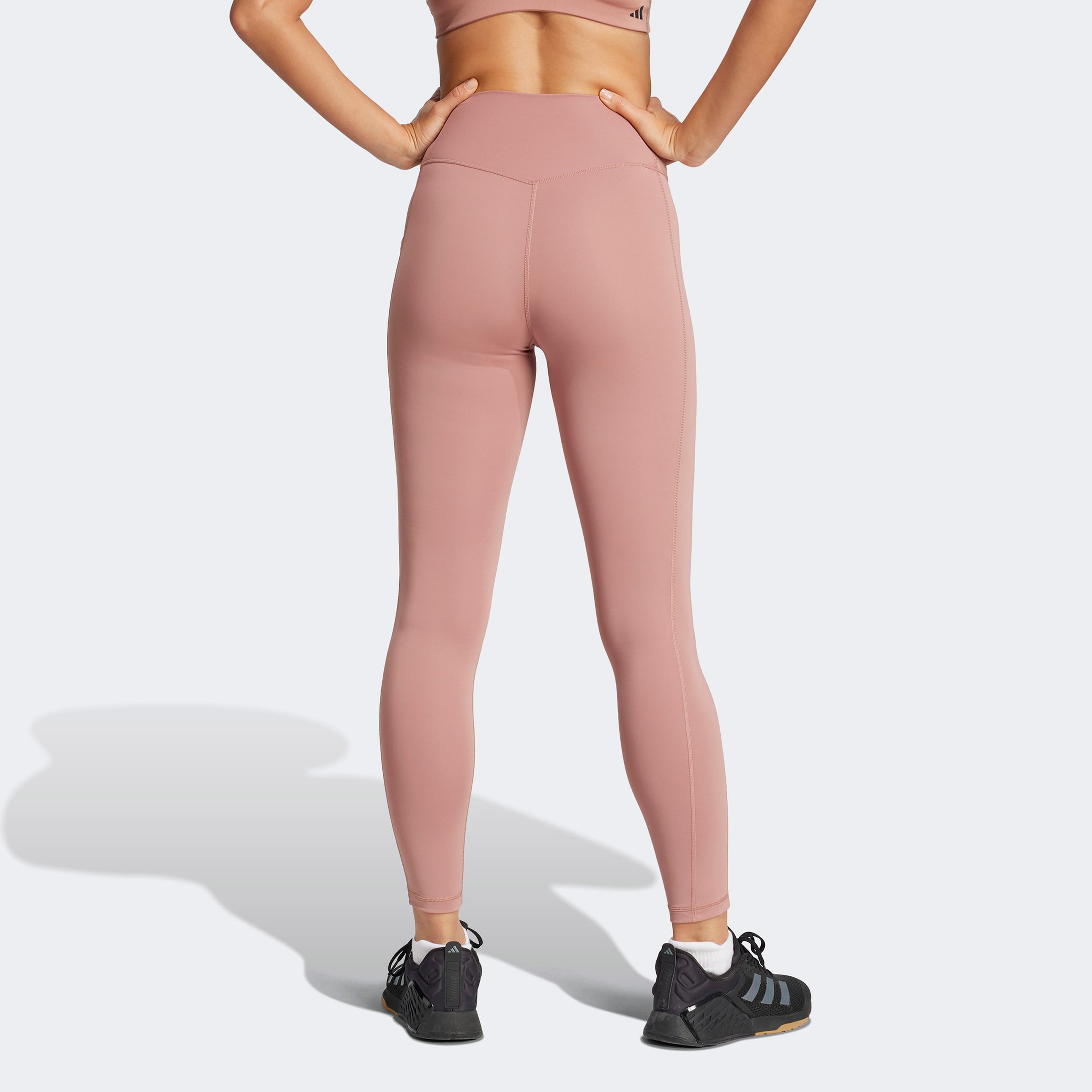 adidas Optime Stash Kadın Pembe Tayt