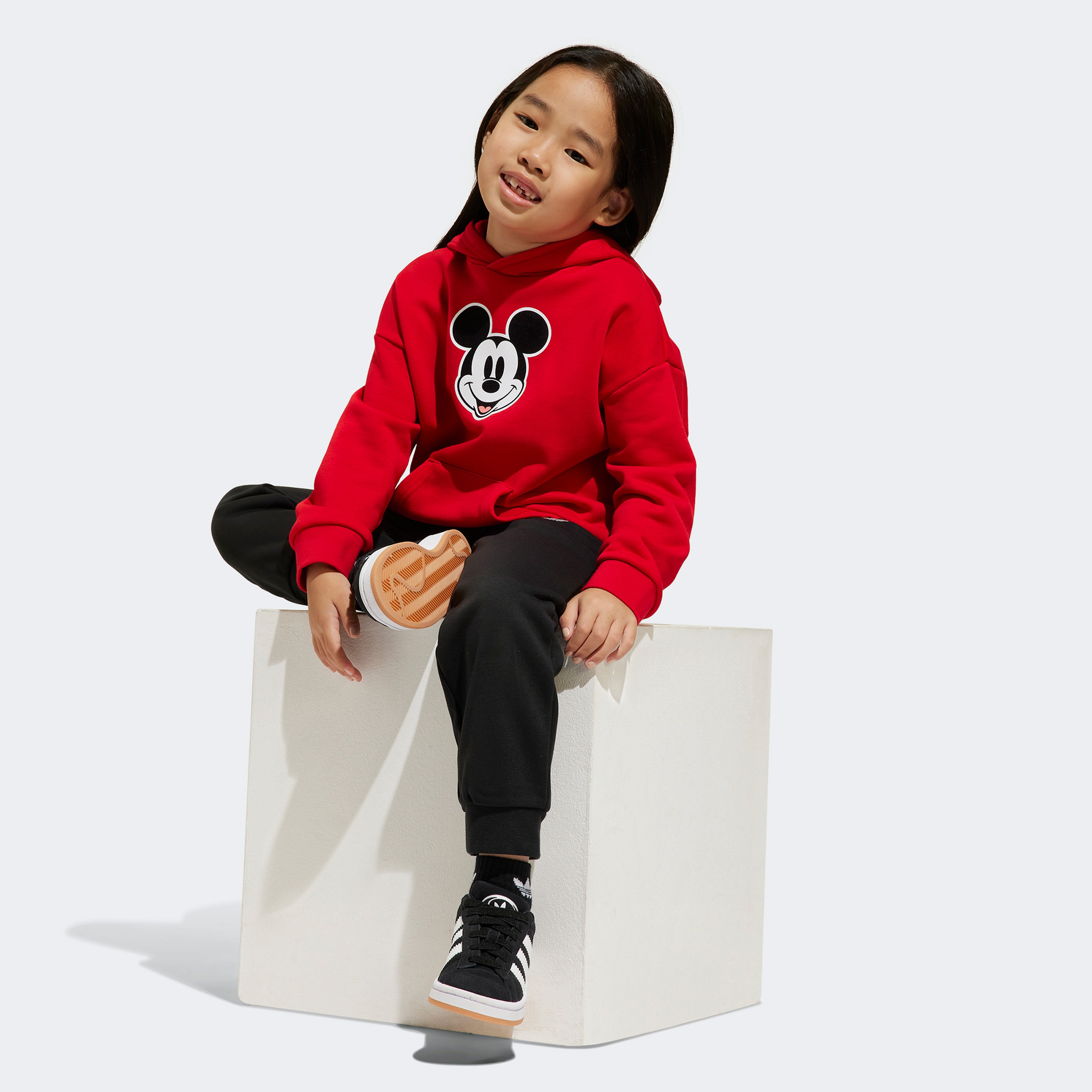 adidas x Disney Mickey Mouse Çocuk Kırmızı Eşofman Takımı