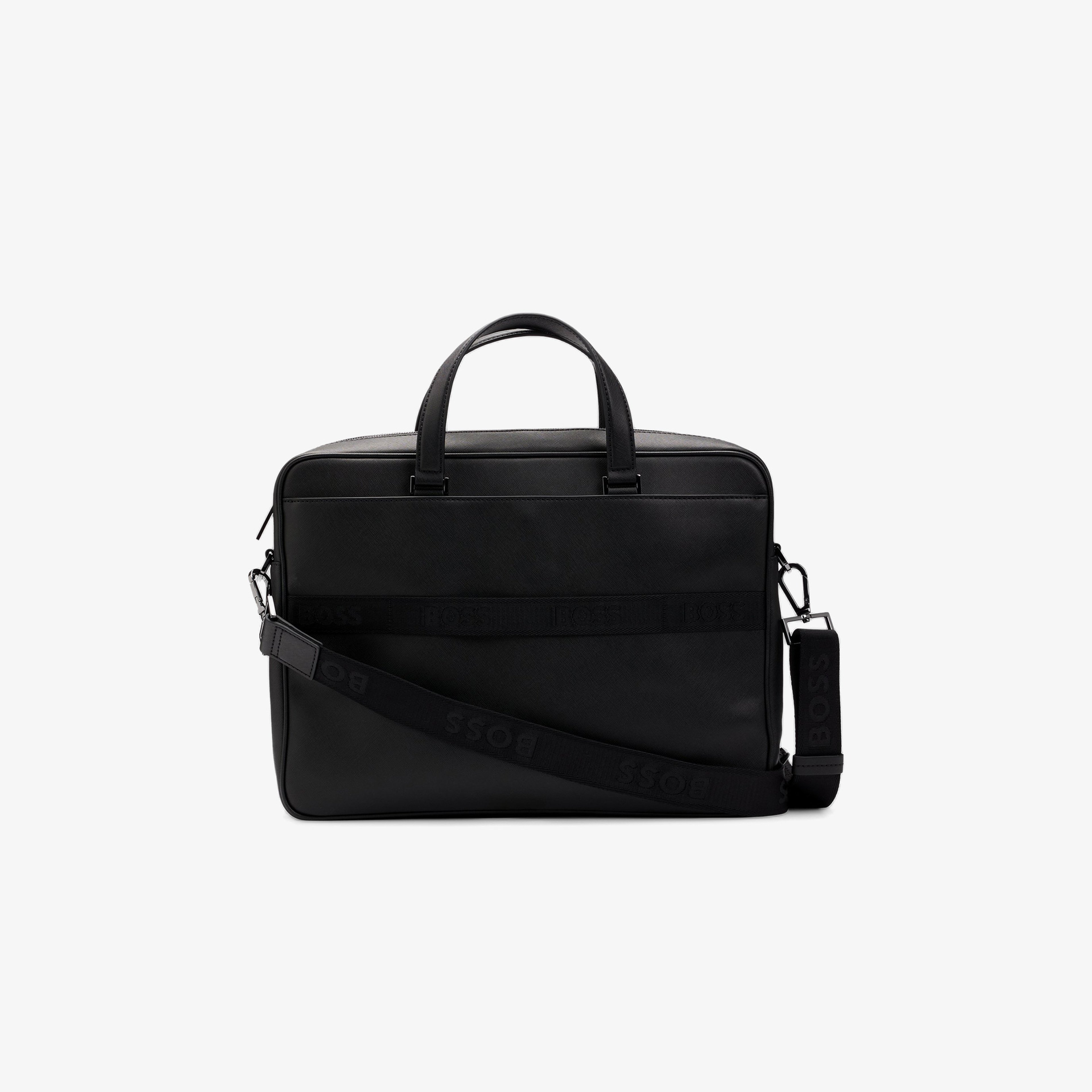 Boss Zair Doc Erkek Siyah Evrak Çantası