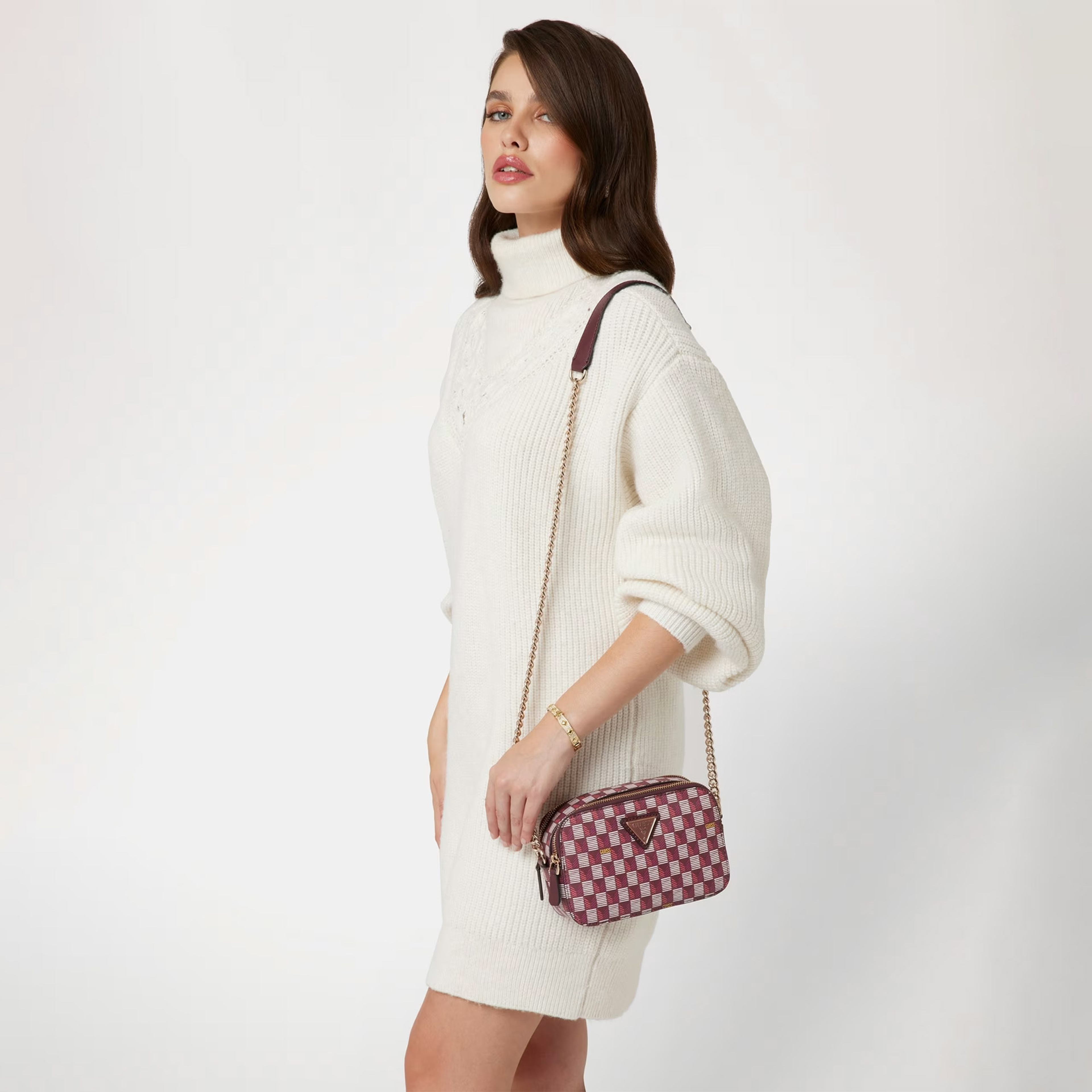 Guess Kadın Renkli Omuz Çantası