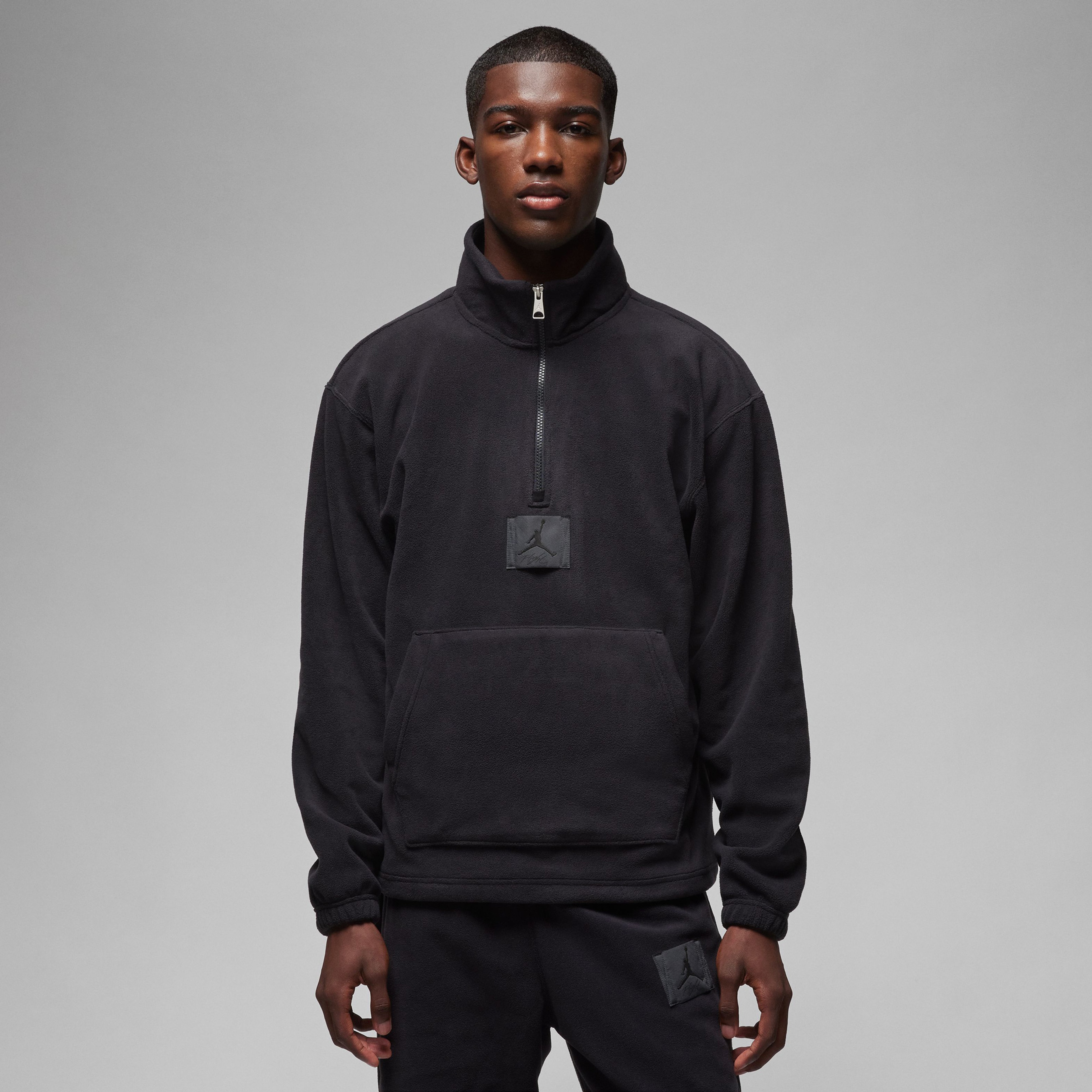 Jordan Essentials Stmt Flc Wntr Hz Erkek Siyah Sweatshirt