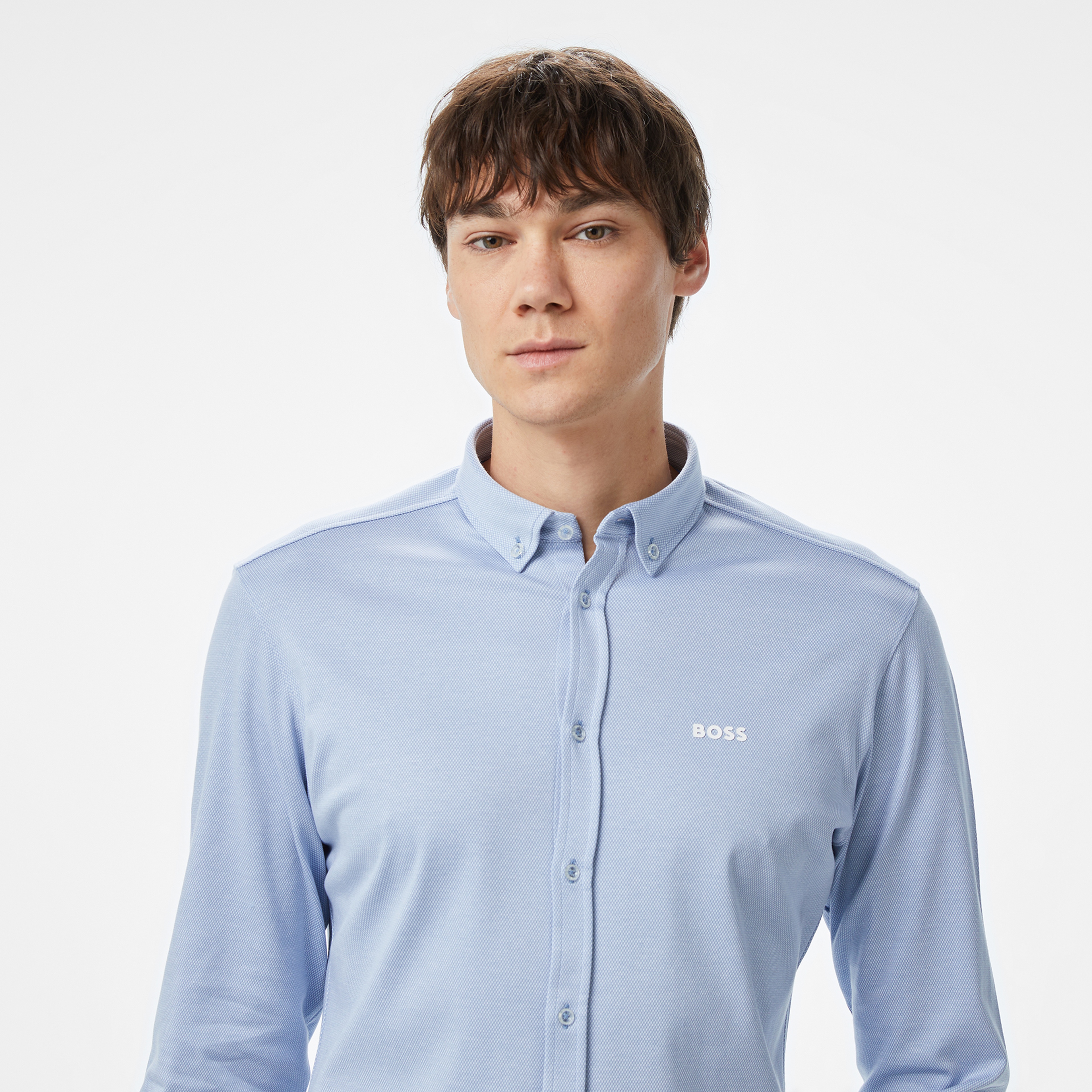 Boss Motion Erkek Mavi Gömlek